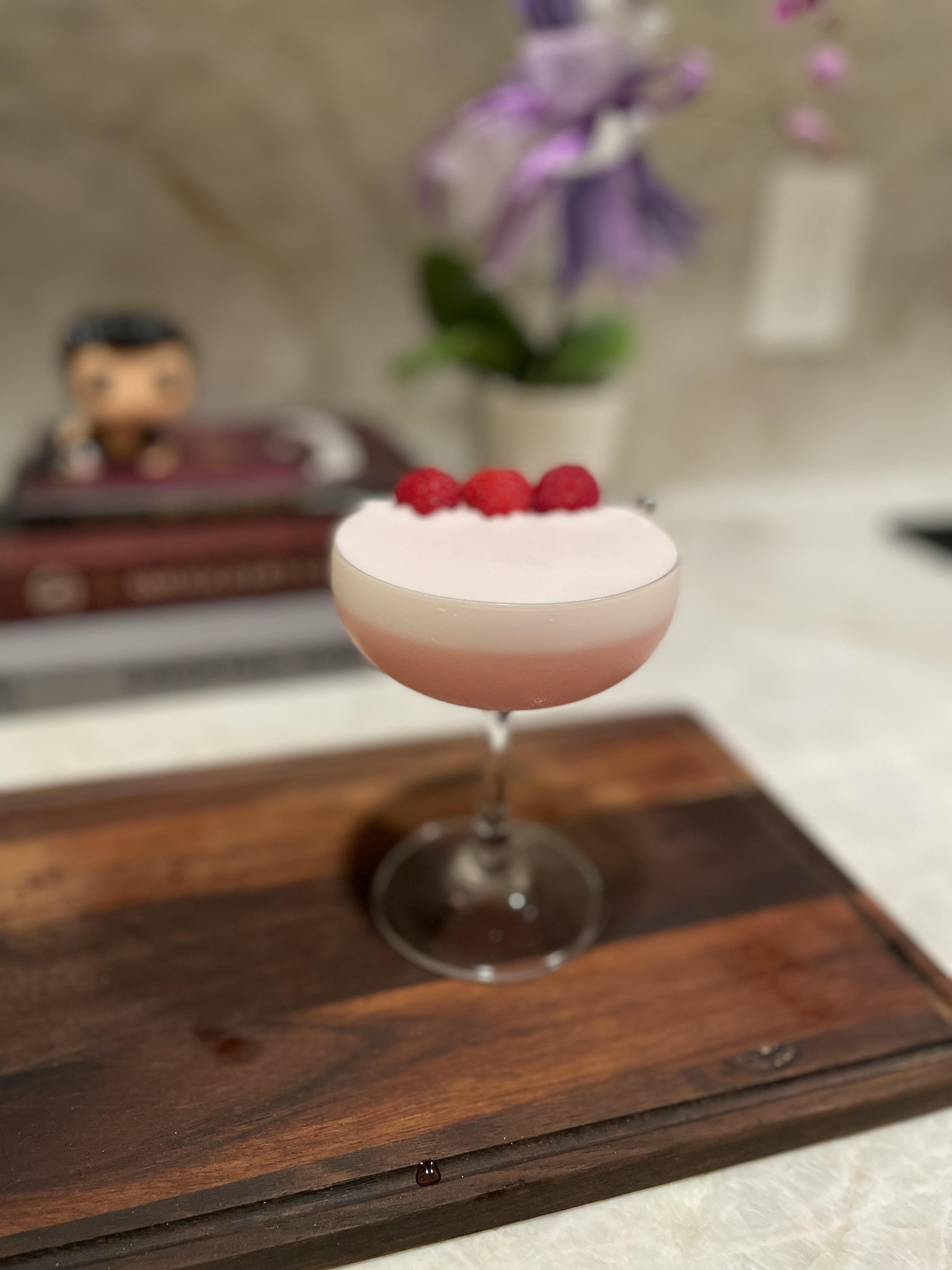 Clover Club. First EggWhite Sour in a While cocktails