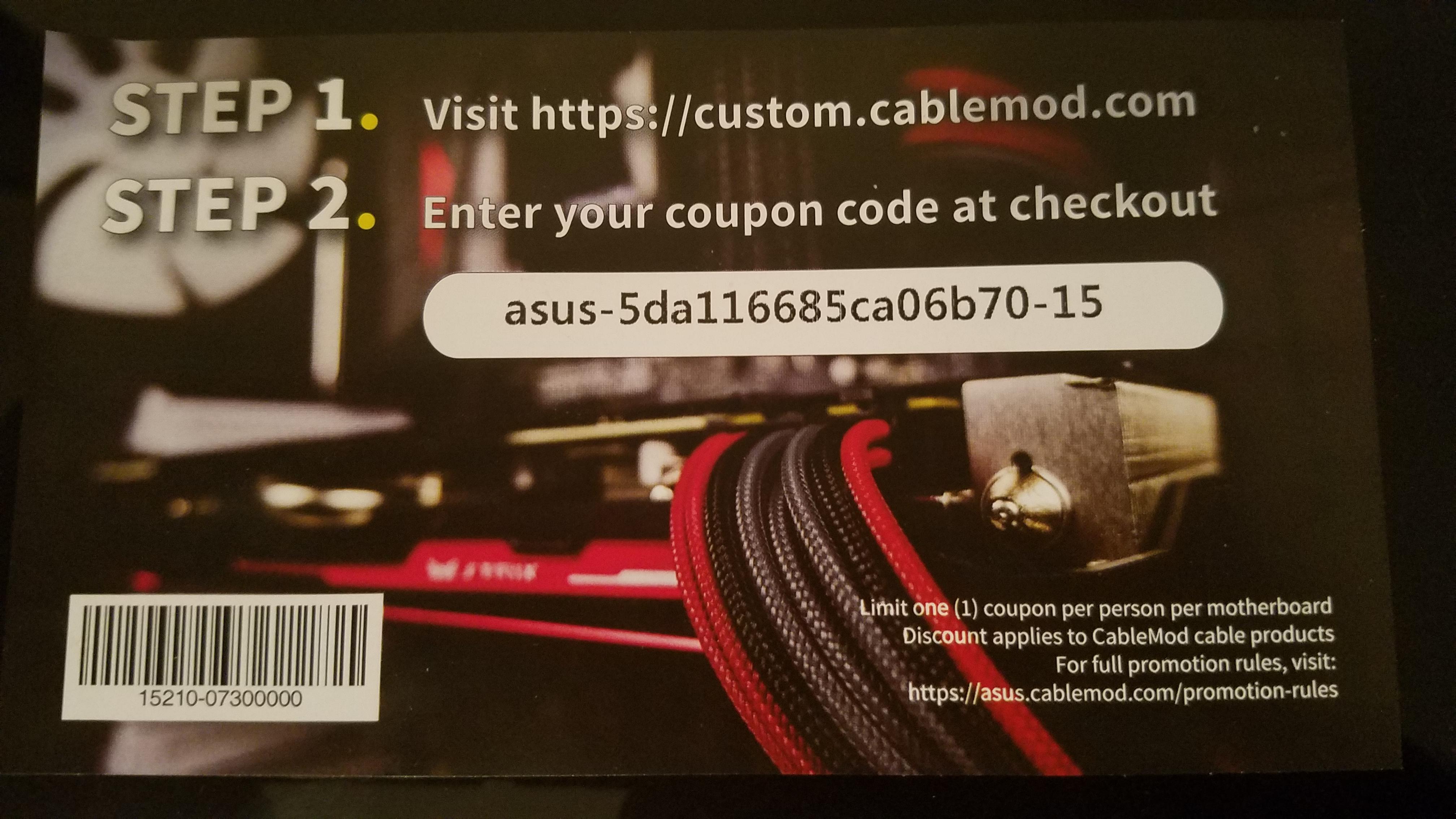 Here's 20 off CableMod cables r/pcmasterrace