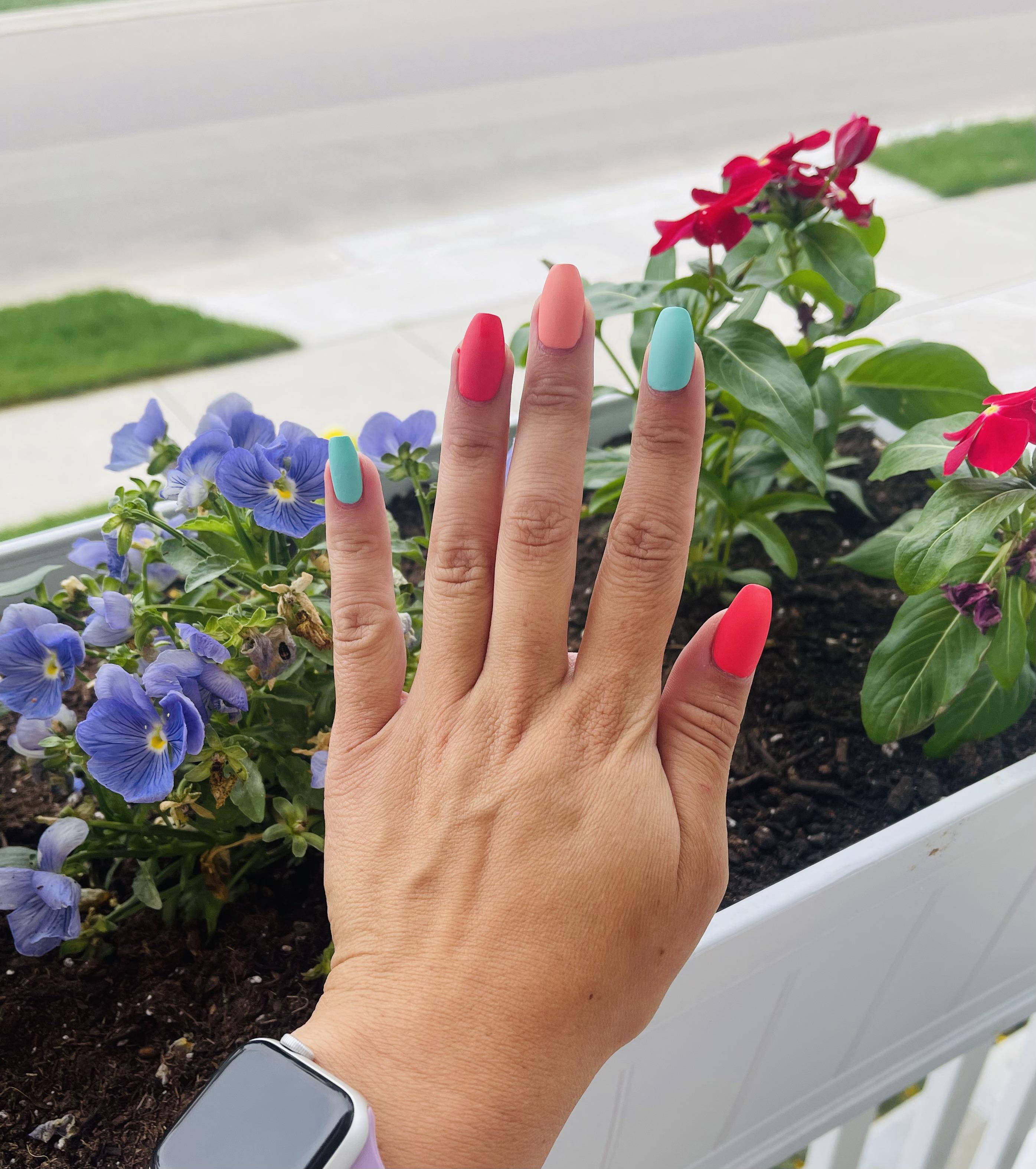 Holo Taco “Life’s a Beach” cremes with a matte top coat r/RedditLaqueristas