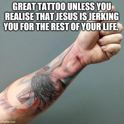 Jesus Holes In His Hands Tattoos