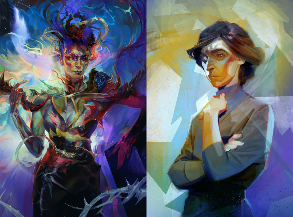Do you prefer Delilah's art style from 1 or 2? r/dishonored