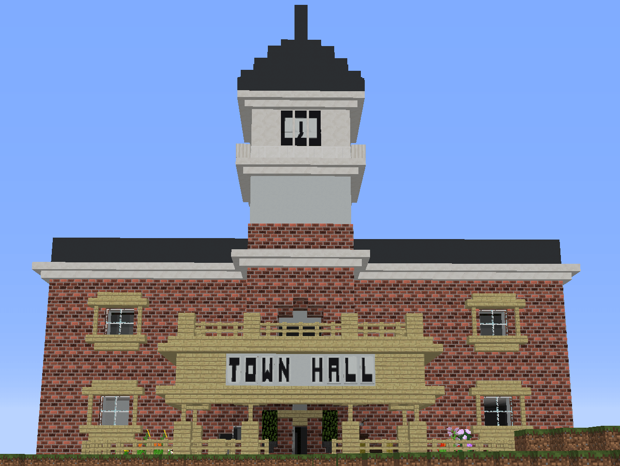 Town Hall exterior I made as a starting point for a new town/village I