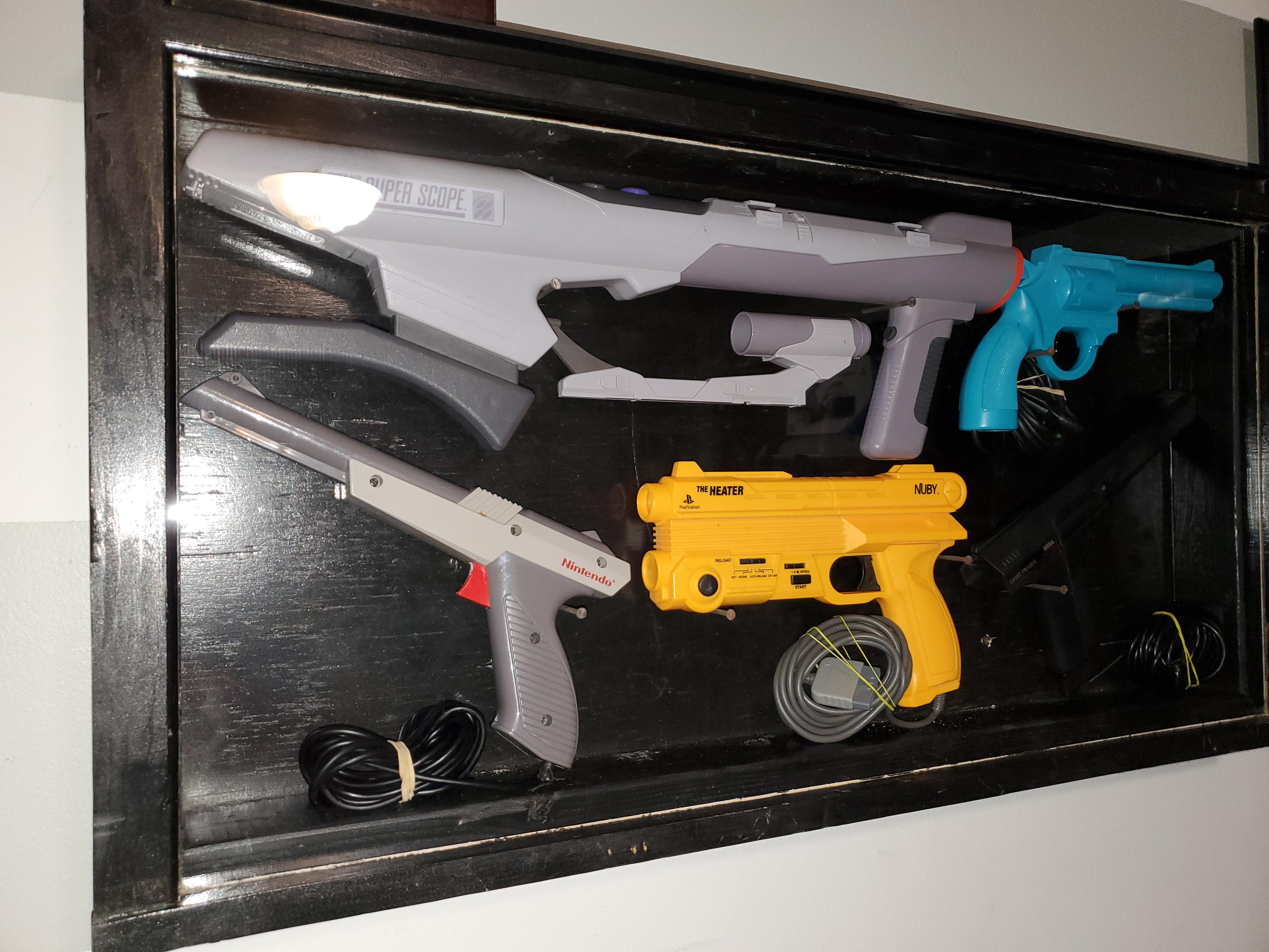 Light Gun Rack r/retrogaming