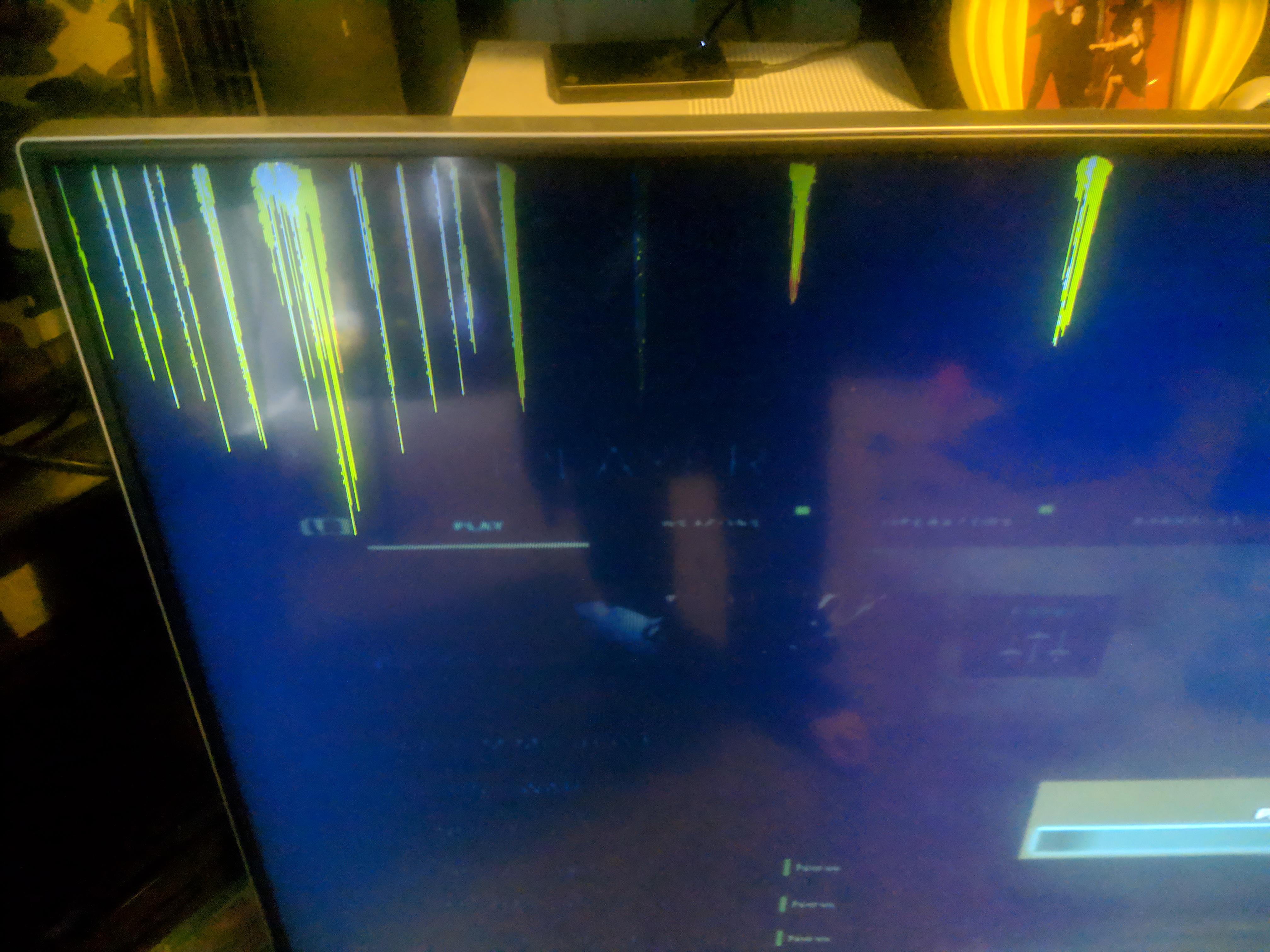 Can these streaks be repaired? Gf just moved this tv from states and