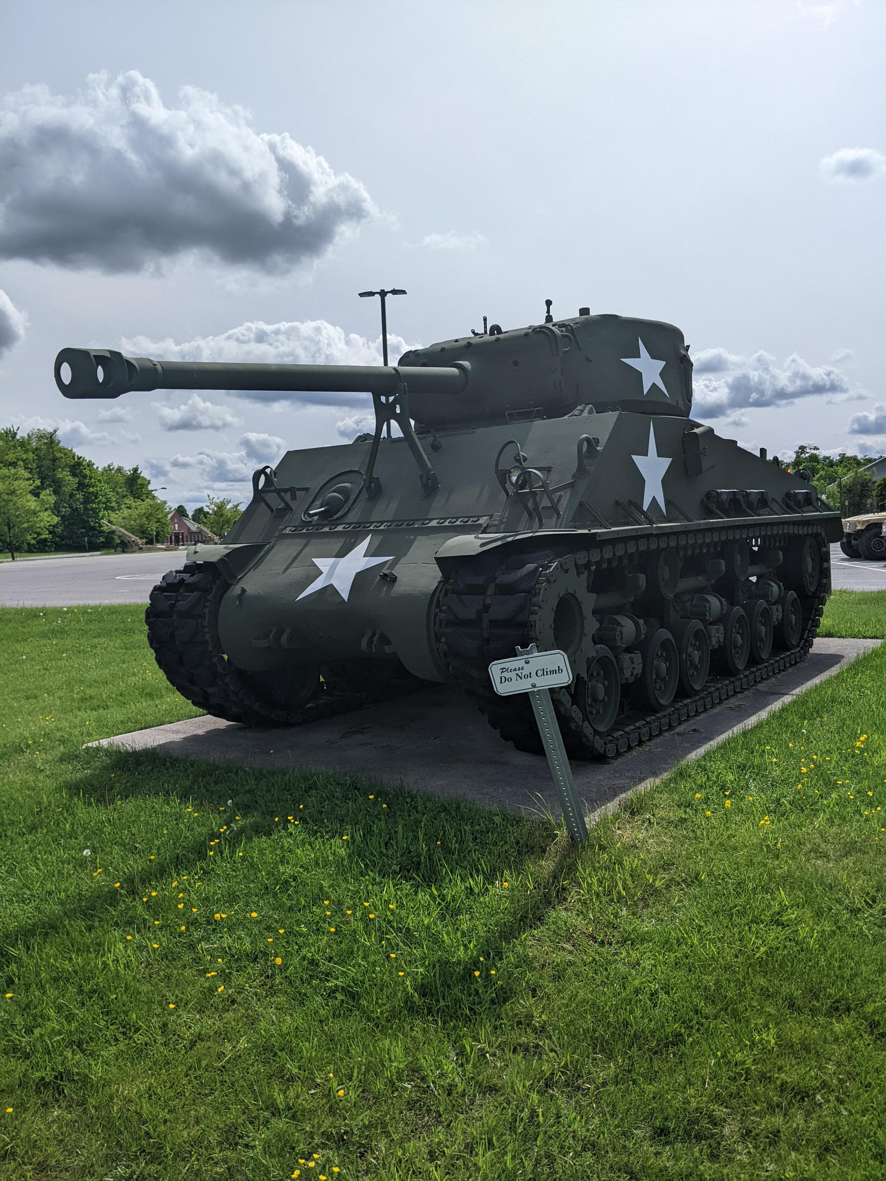 M4A3E8 Sherman outside fort drum USO r/TankPorn