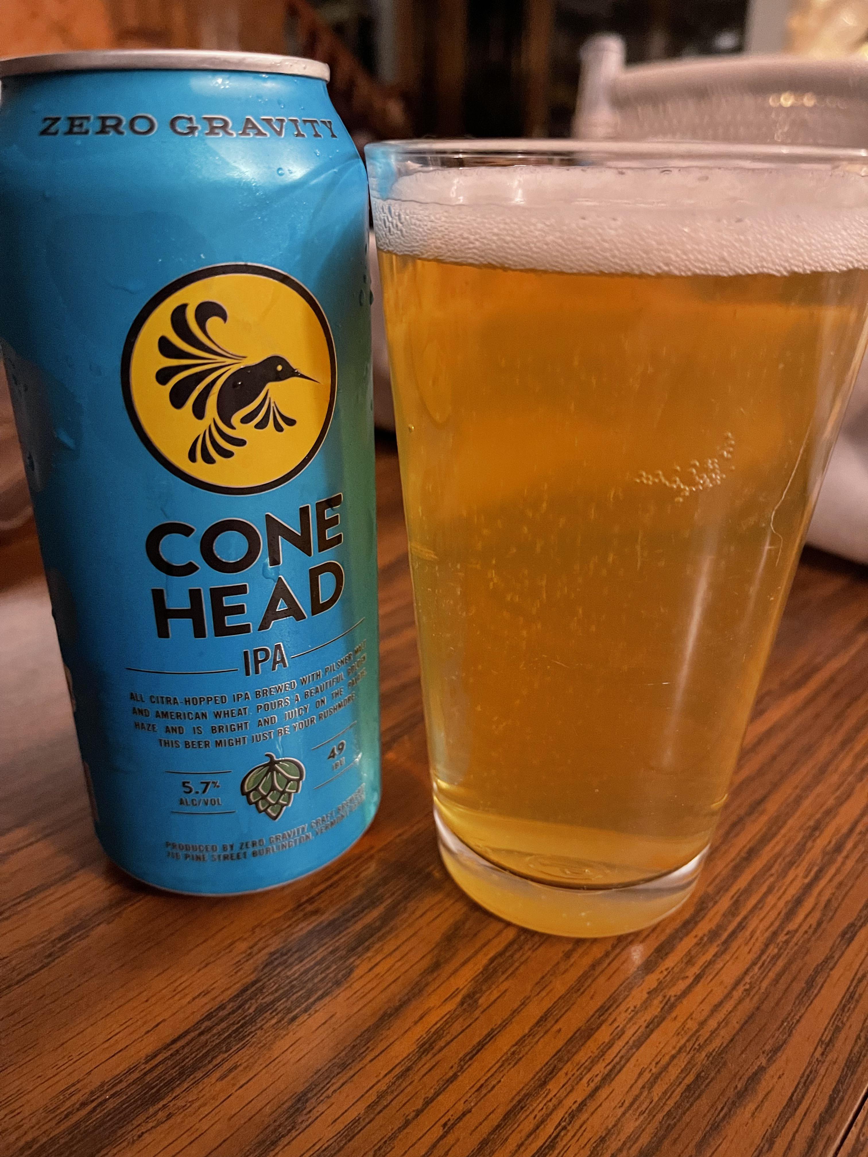 Cone Head IPA, by Zero Gravity r/beerporn