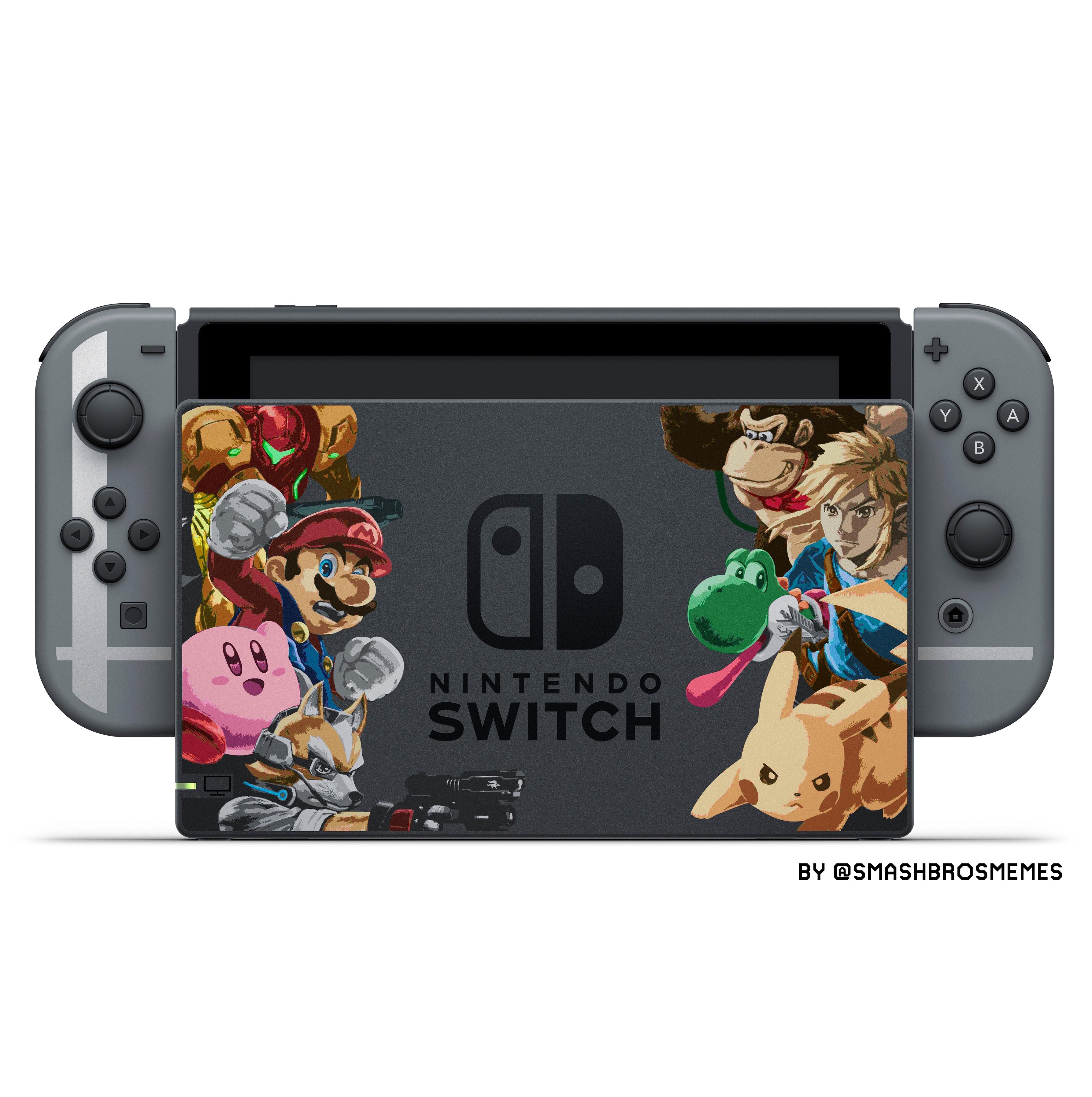 Colorized Smash Switch Dock I made a few minor design changes to it as