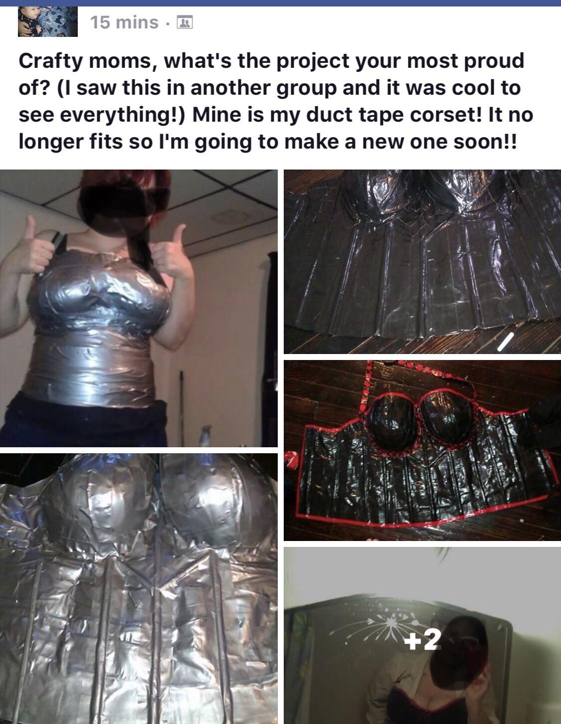 Nothing says “sexy” like duct tape. r/DiWHY