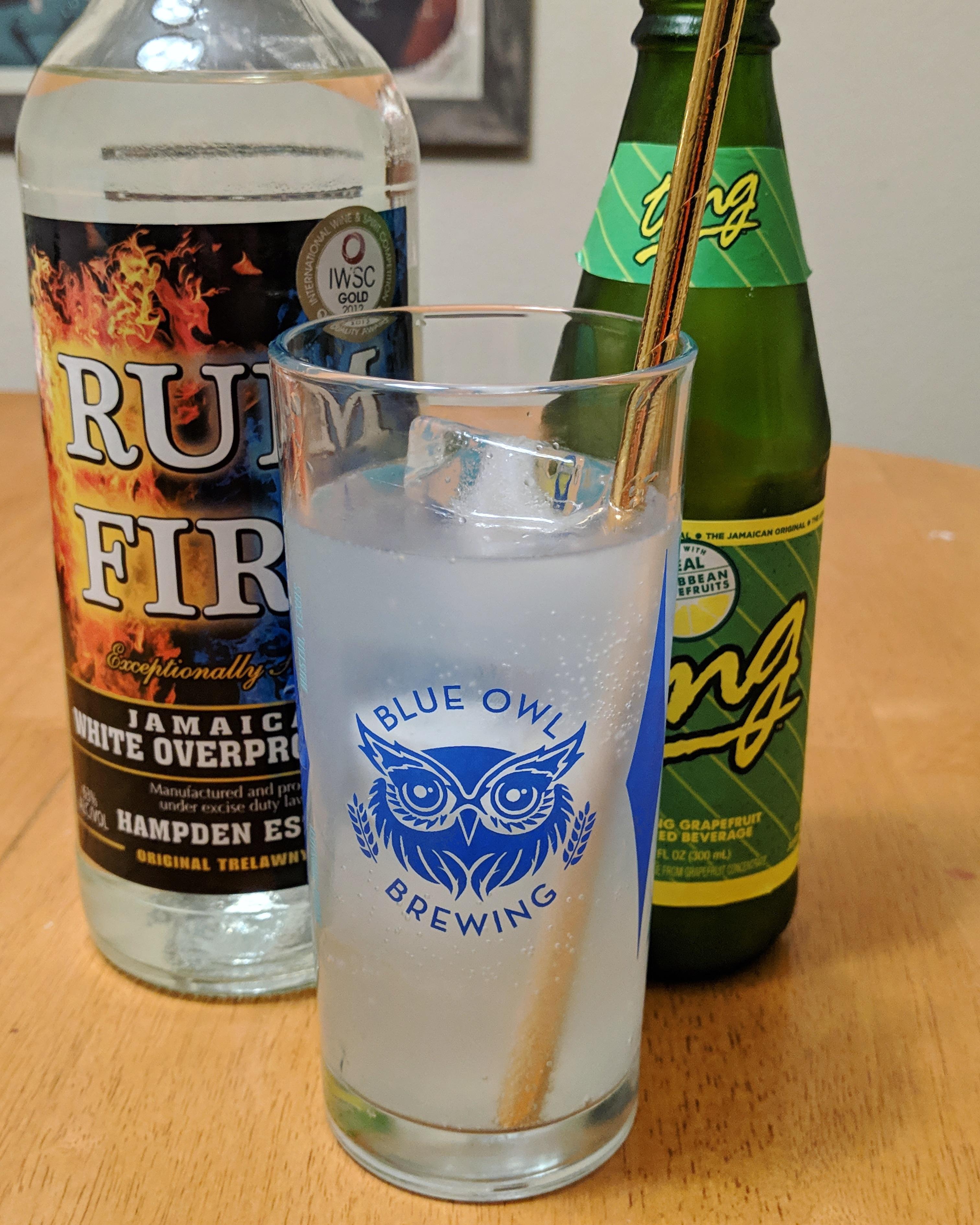 Rum fire and Ting. r/cocktails