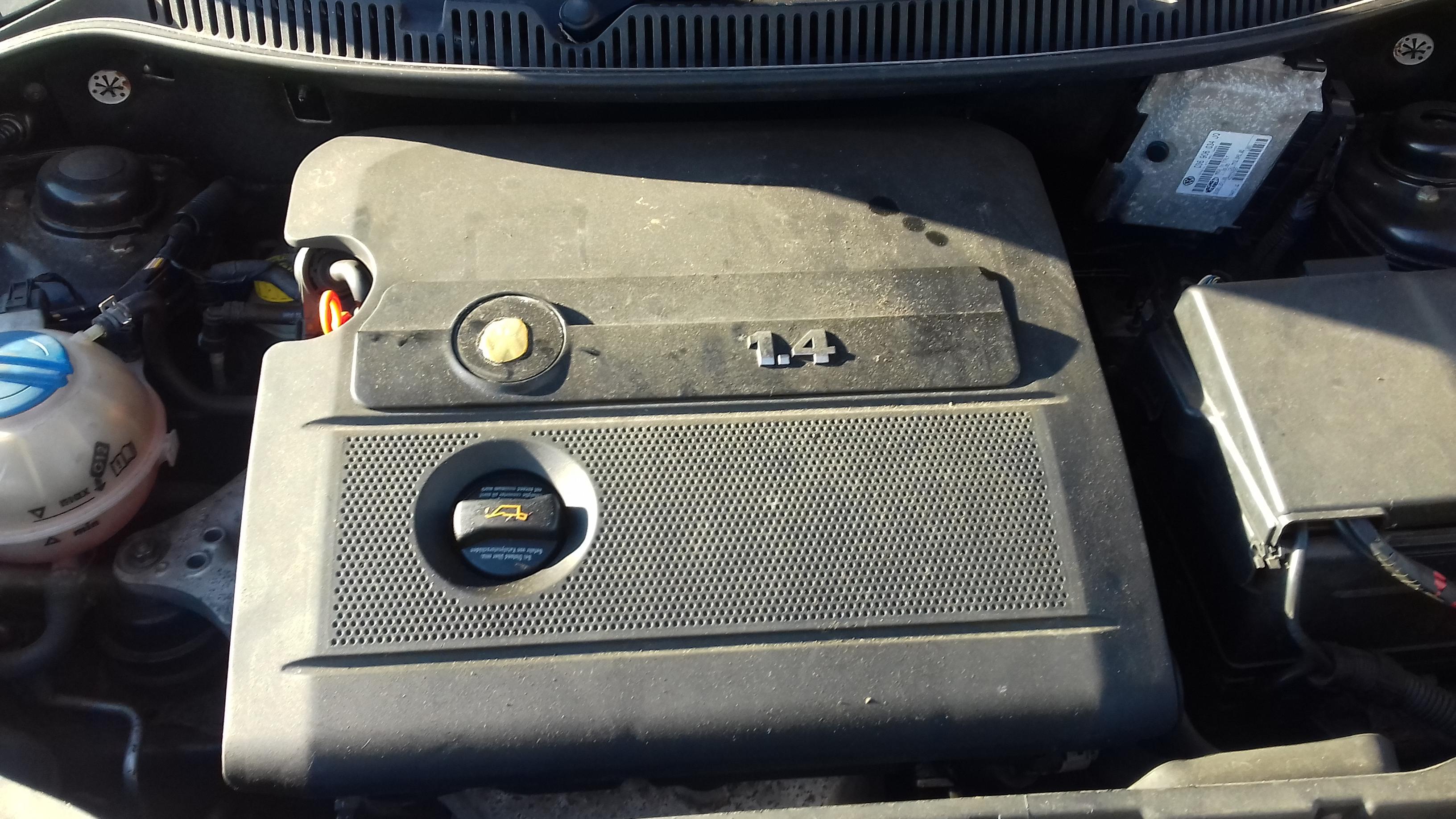 where did the badge on my engine cover go ?? 2005 polo twist 1.4 r