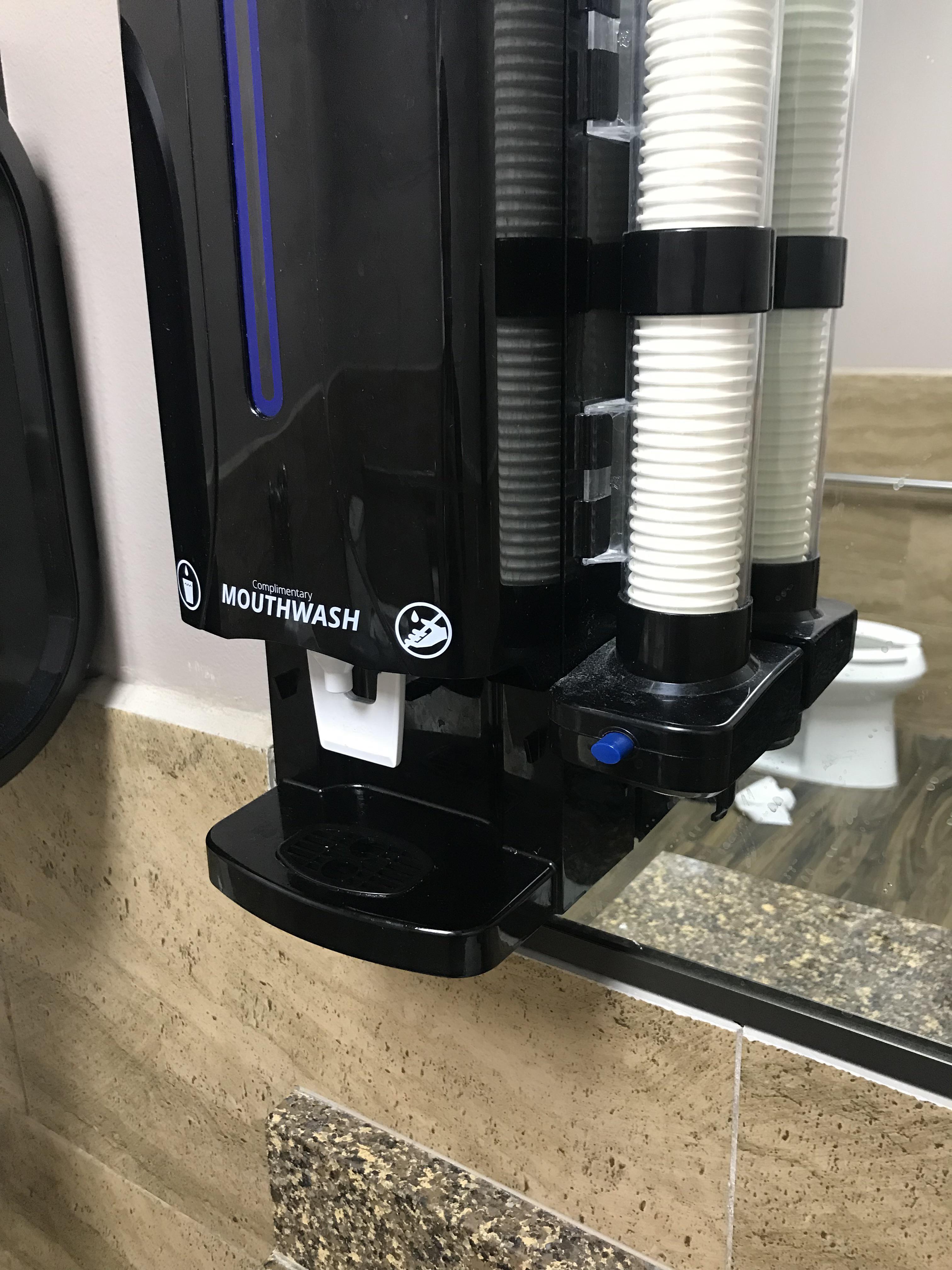 Restaurant I went had a mouthwash dispenser r/mildlyinteresting
