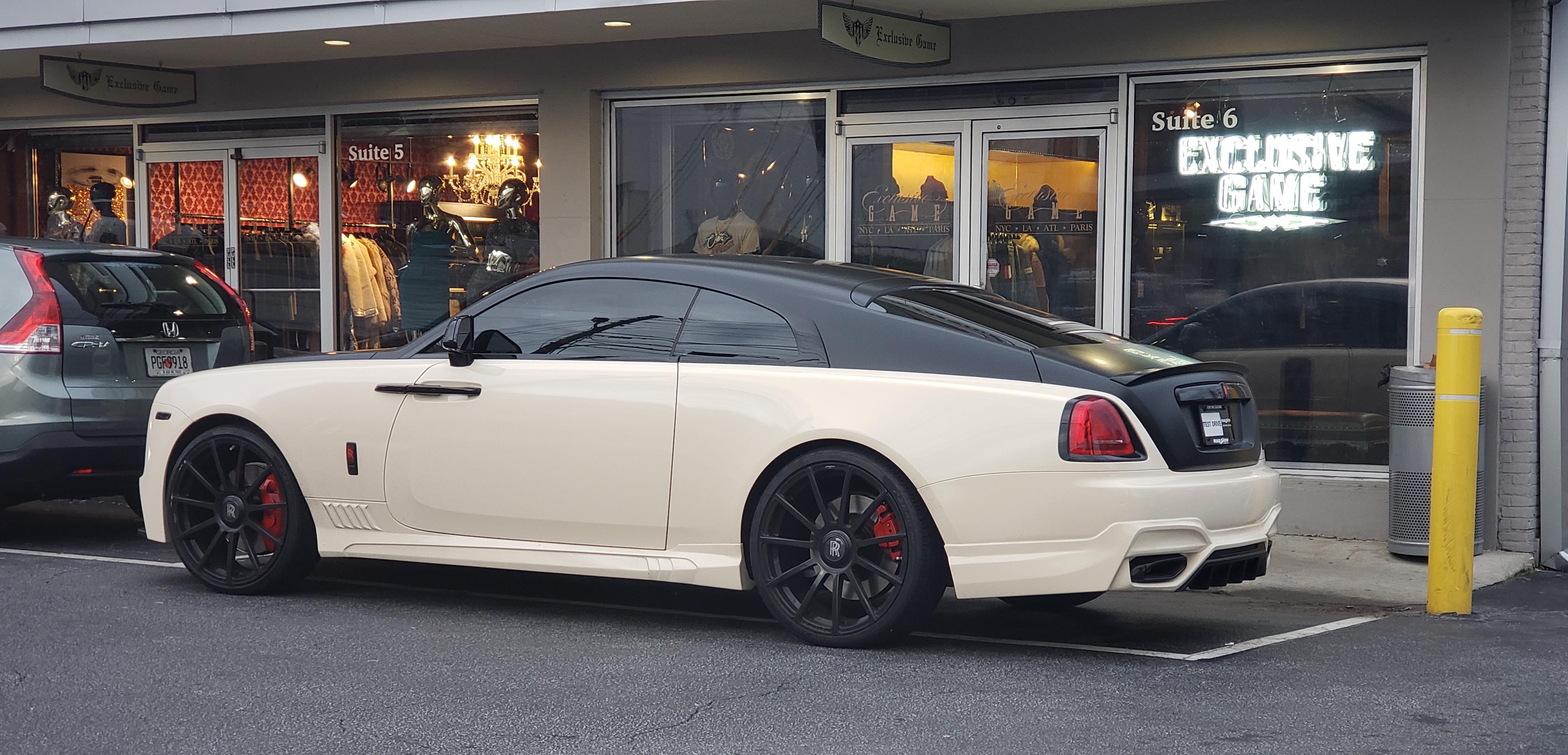Rolls Royce Wraith, Black Badge? Atlanta, GA exoticspotting
