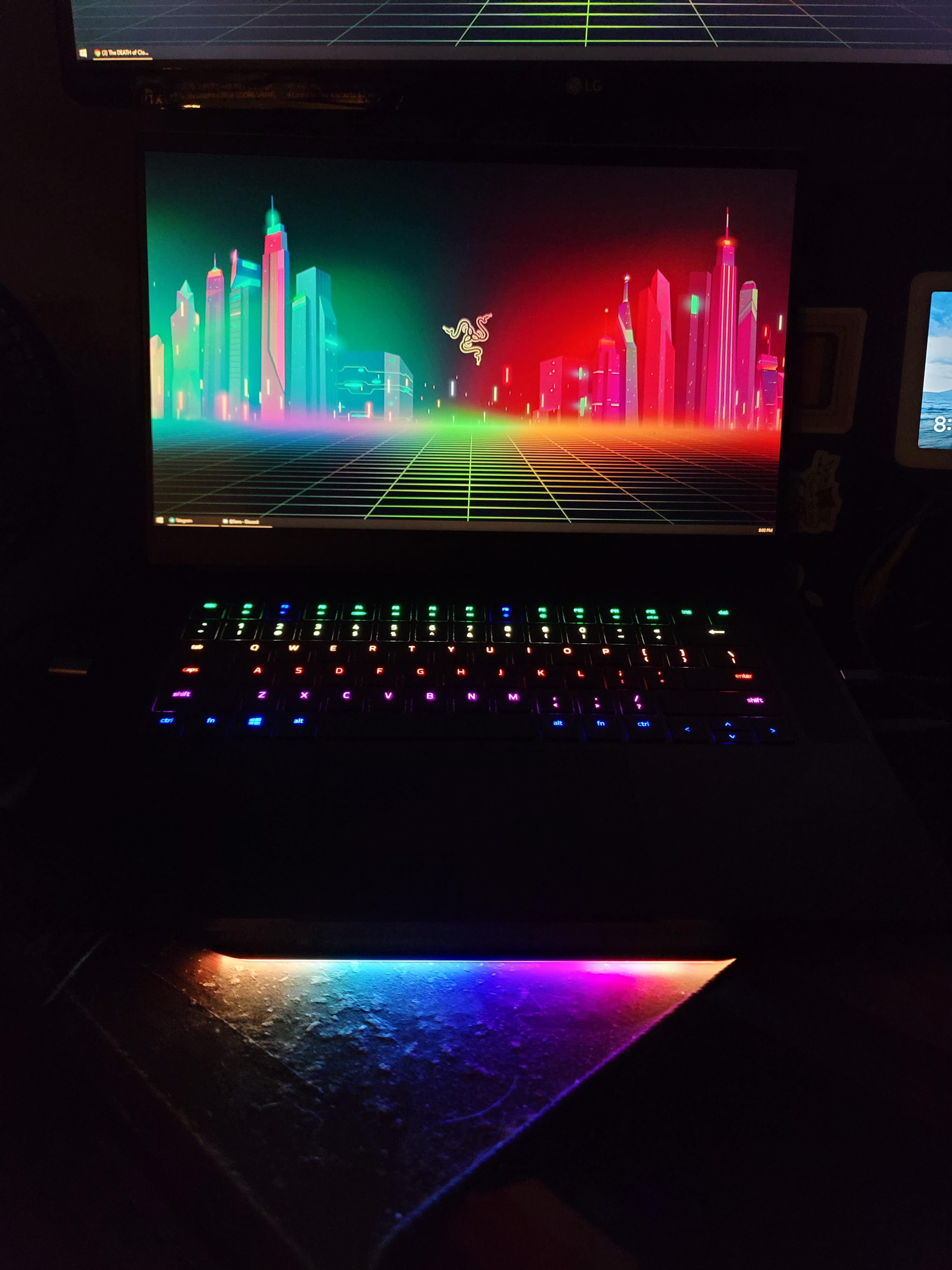 My birthday gift, the Razer Laptop Stand Chroma r/razer