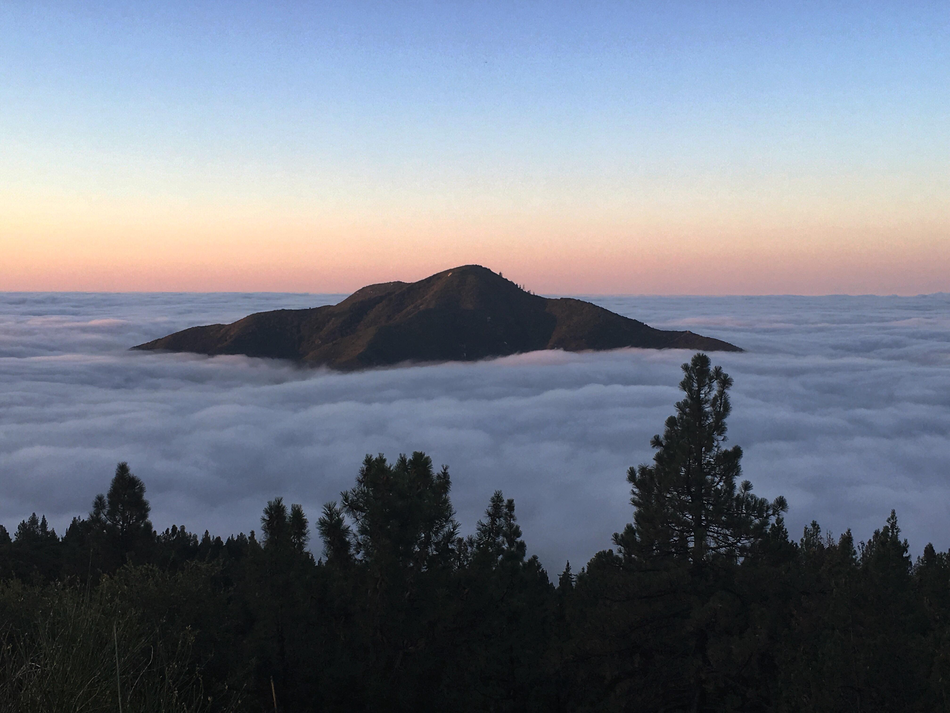 View from a trail near Running Springs early this morning. r/socalhiking