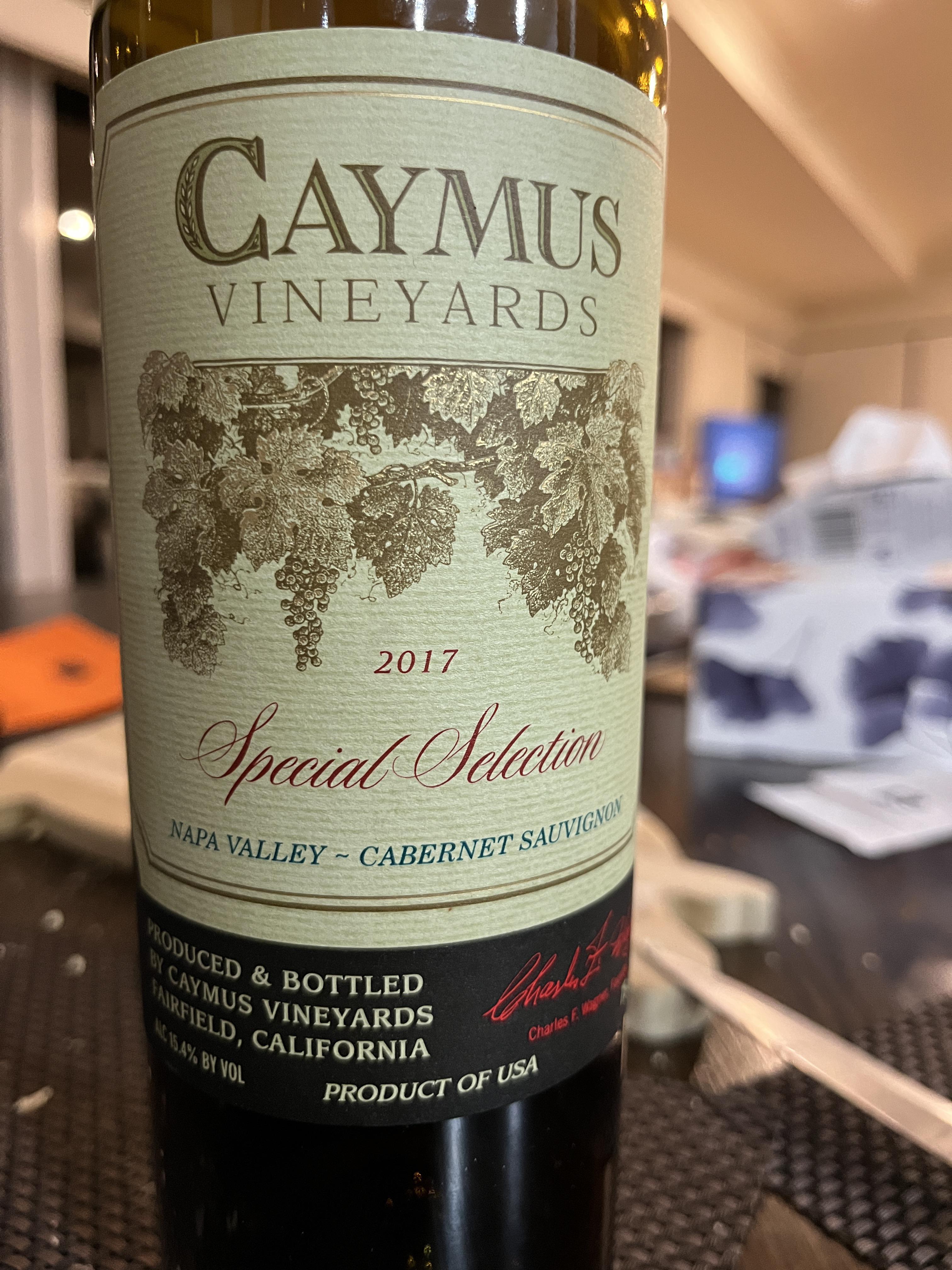 Caymus Special Reserve 2017 r/wine