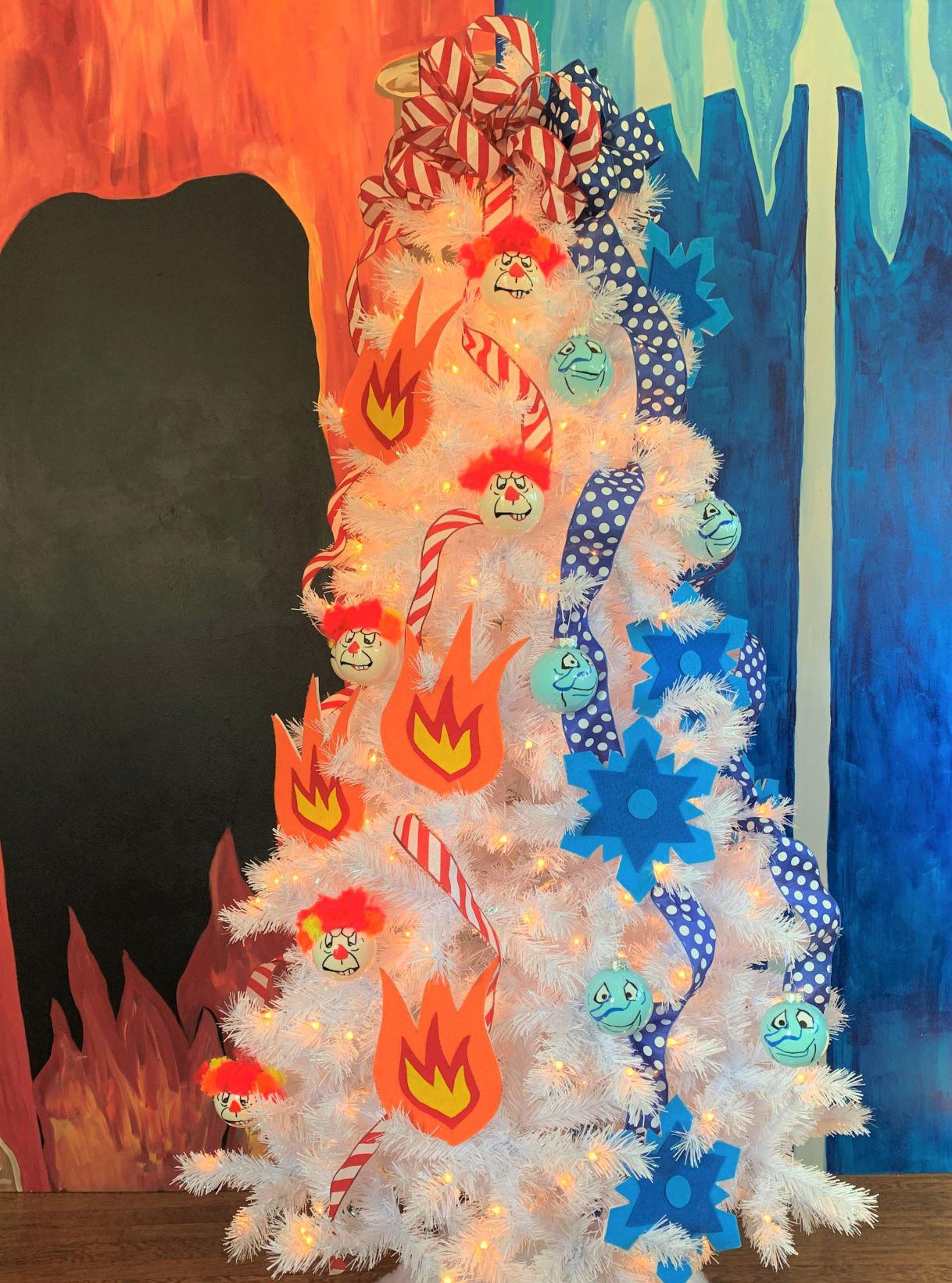 I'm obsessed with these Heat Miser and Snow Miser ornaments and this