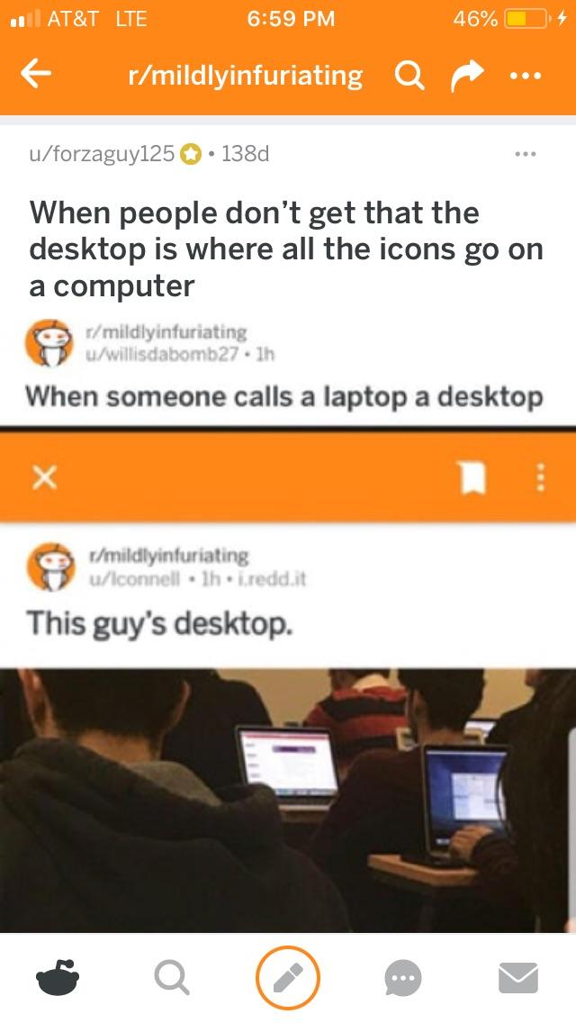 When people post screenshots of reddit posts to reddit r