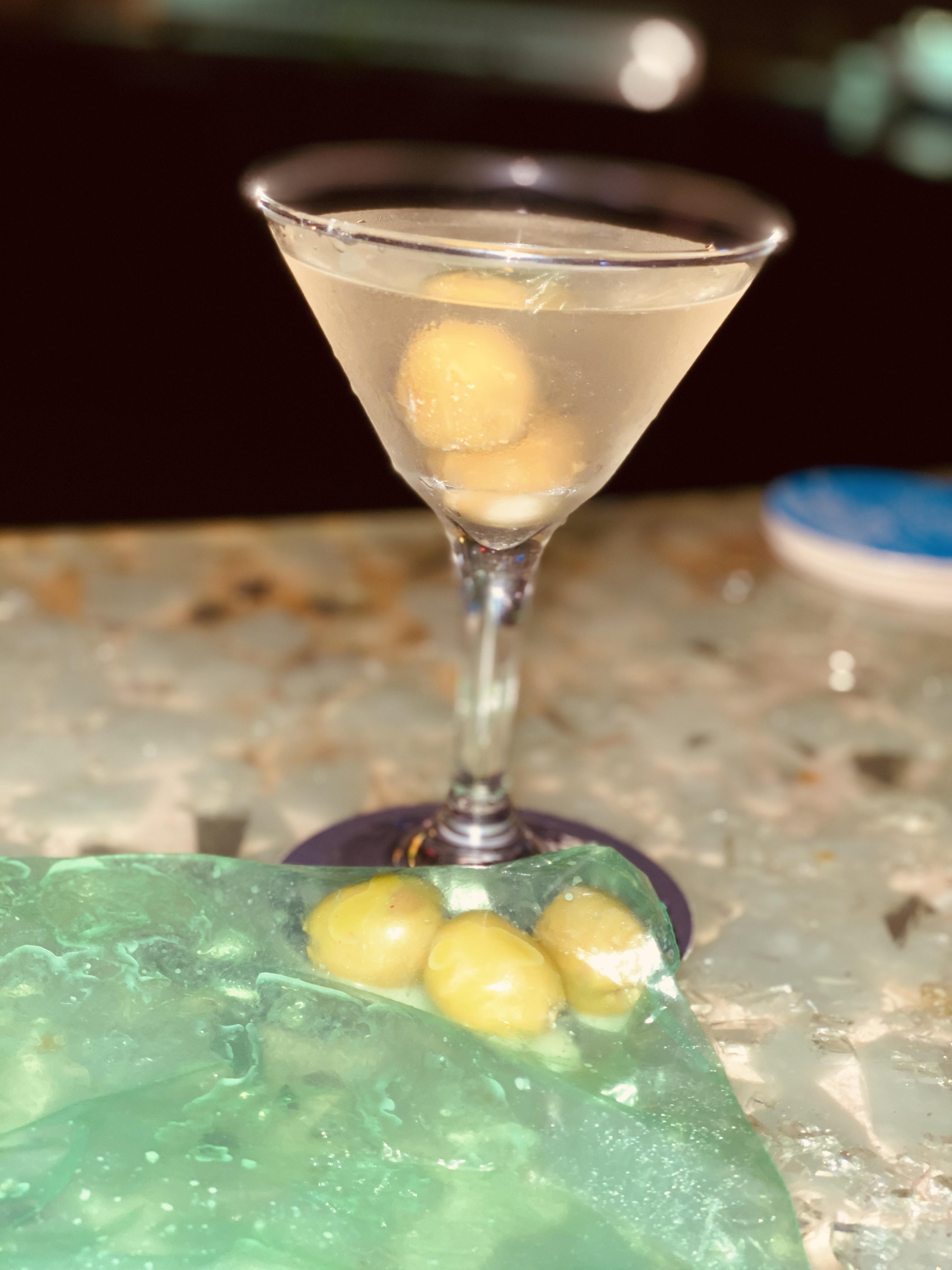 When you bring your own stuffed olives to the bar. Tito’s dirty martini