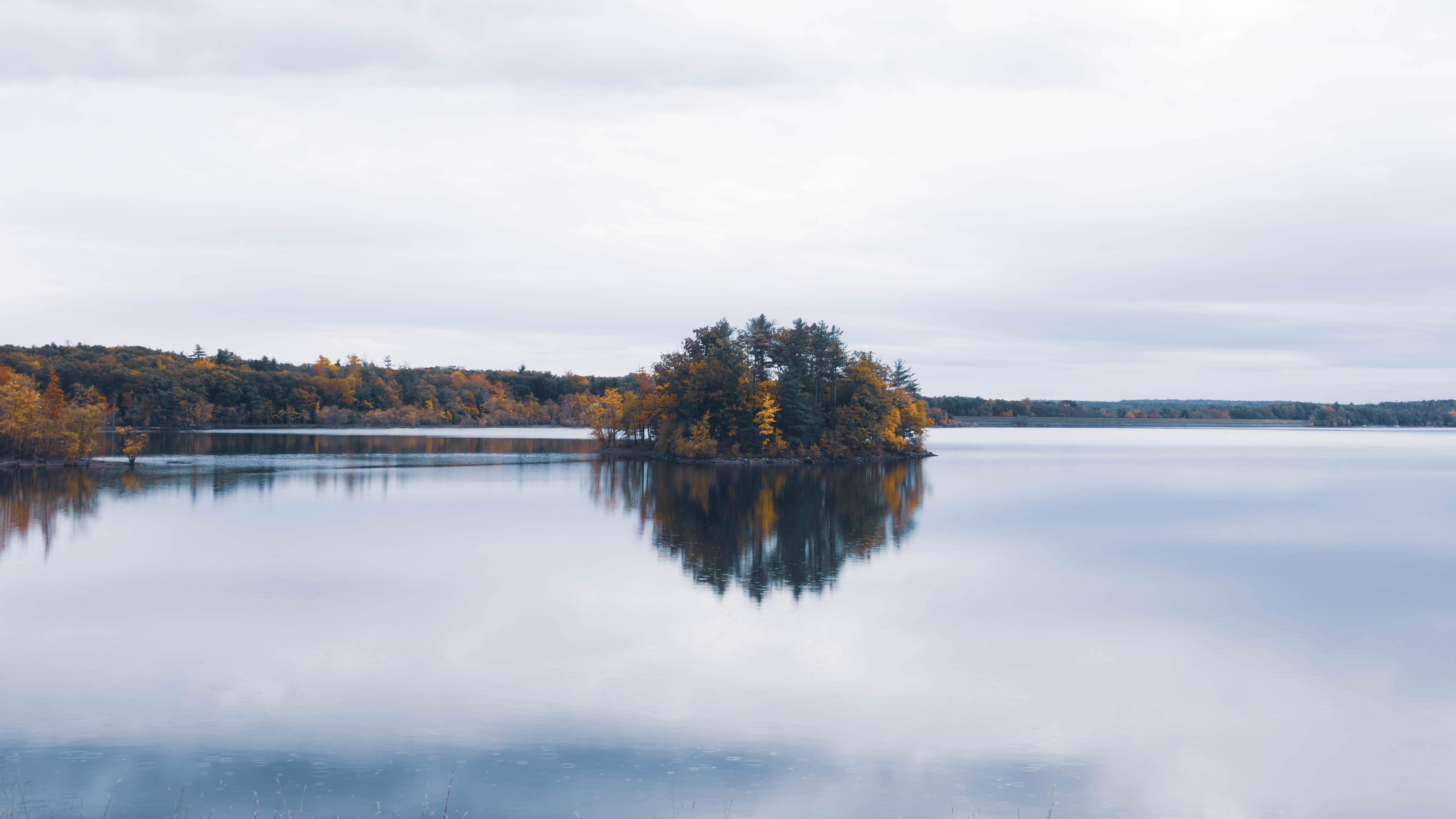 Ashokan Reservoir, NY [5568 × 3132] [OC] r/EarthPorn