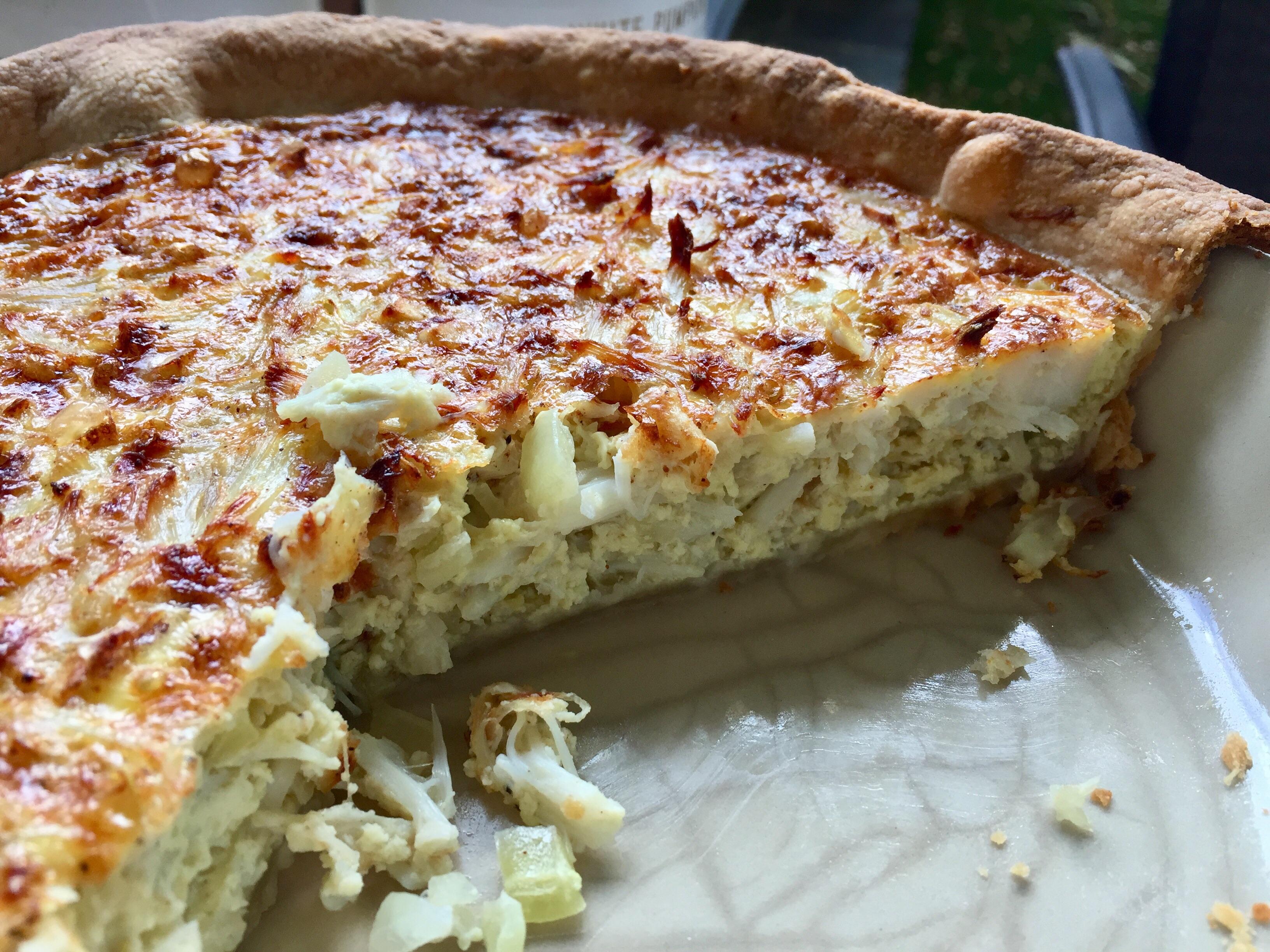 [Homemade]Crab and Gruyere Quiche. r/food