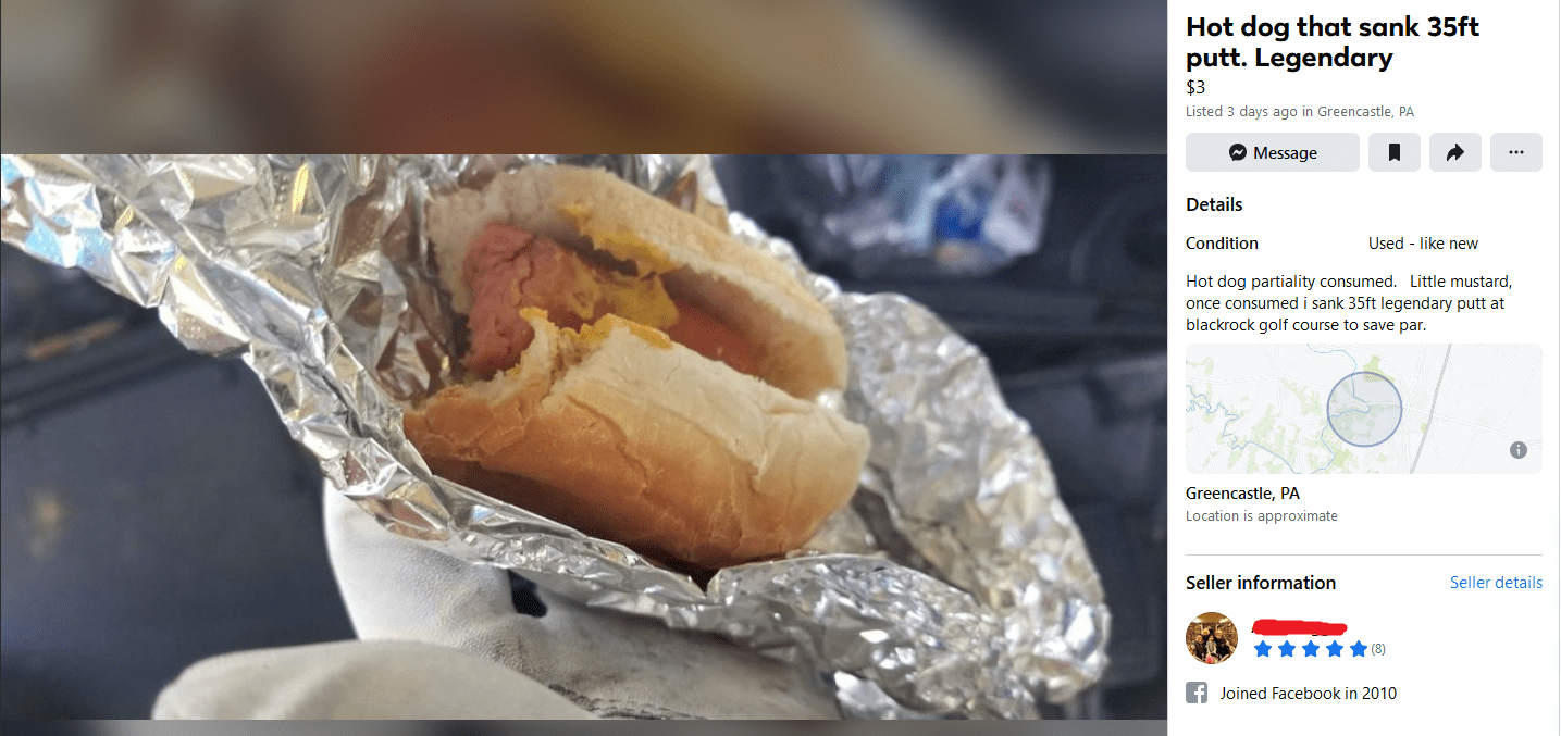 legendary hot dog for the low low price of 3 r/CrackheadCraigslist