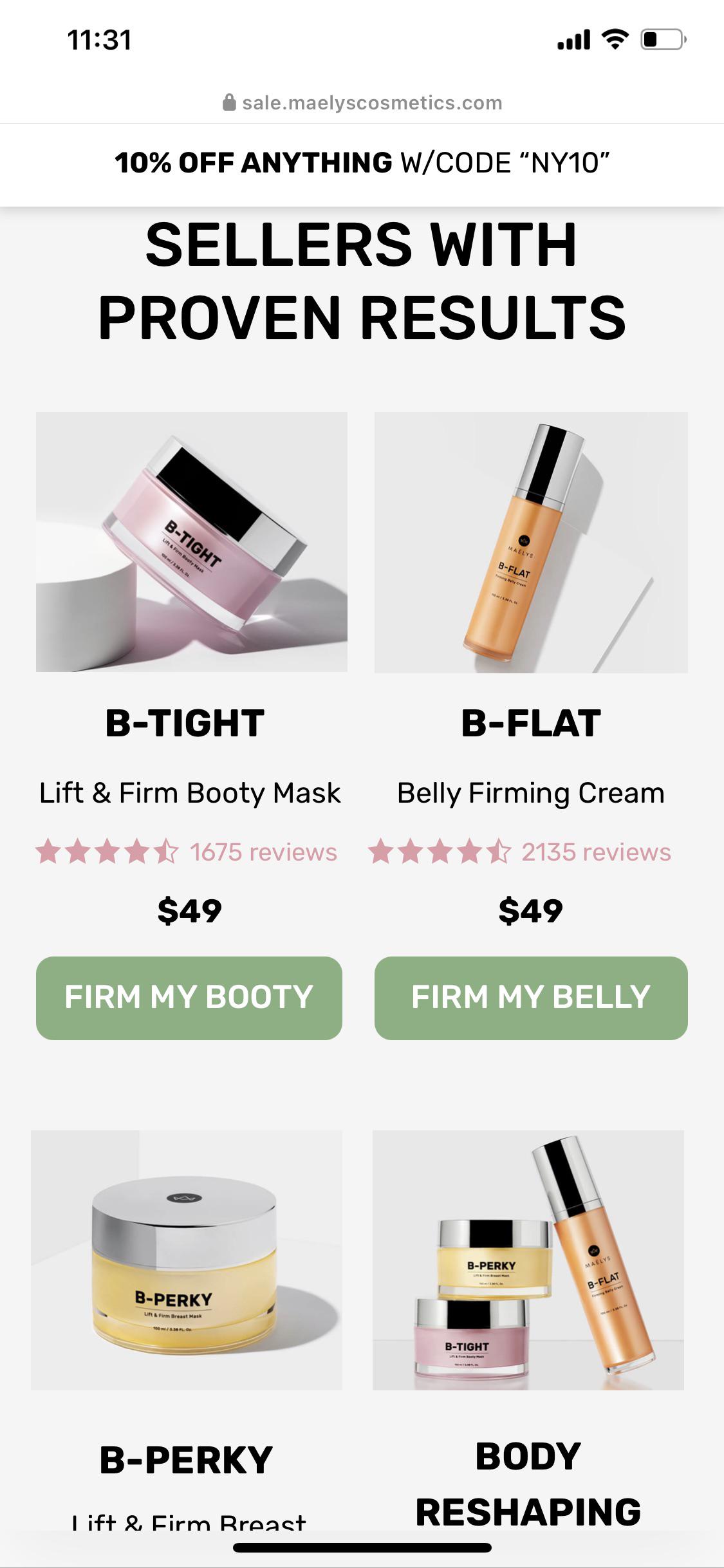 Has anyone tried this serum by MAELYS cosmetics? Their BFLAT cream is