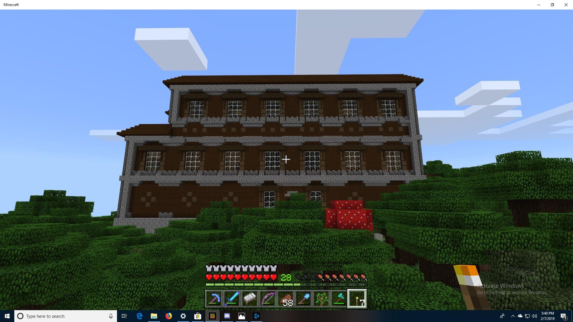 Today I finally found my first Woodland Mansion in my survival realm. Well over 10k blocks from