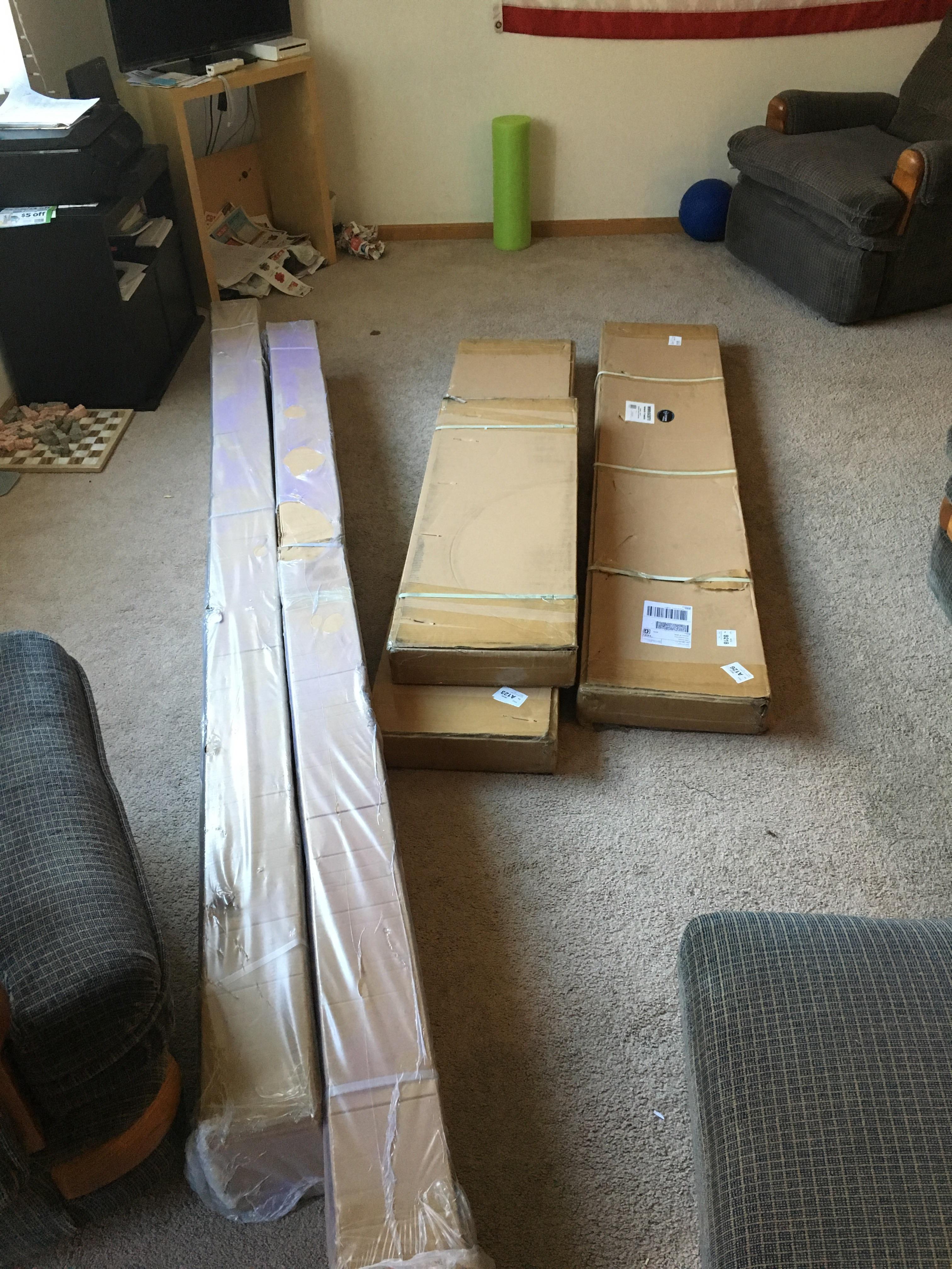 My Titan X3 Wallmounted rig just came! Now, I have to learn how to put it together..Millenial