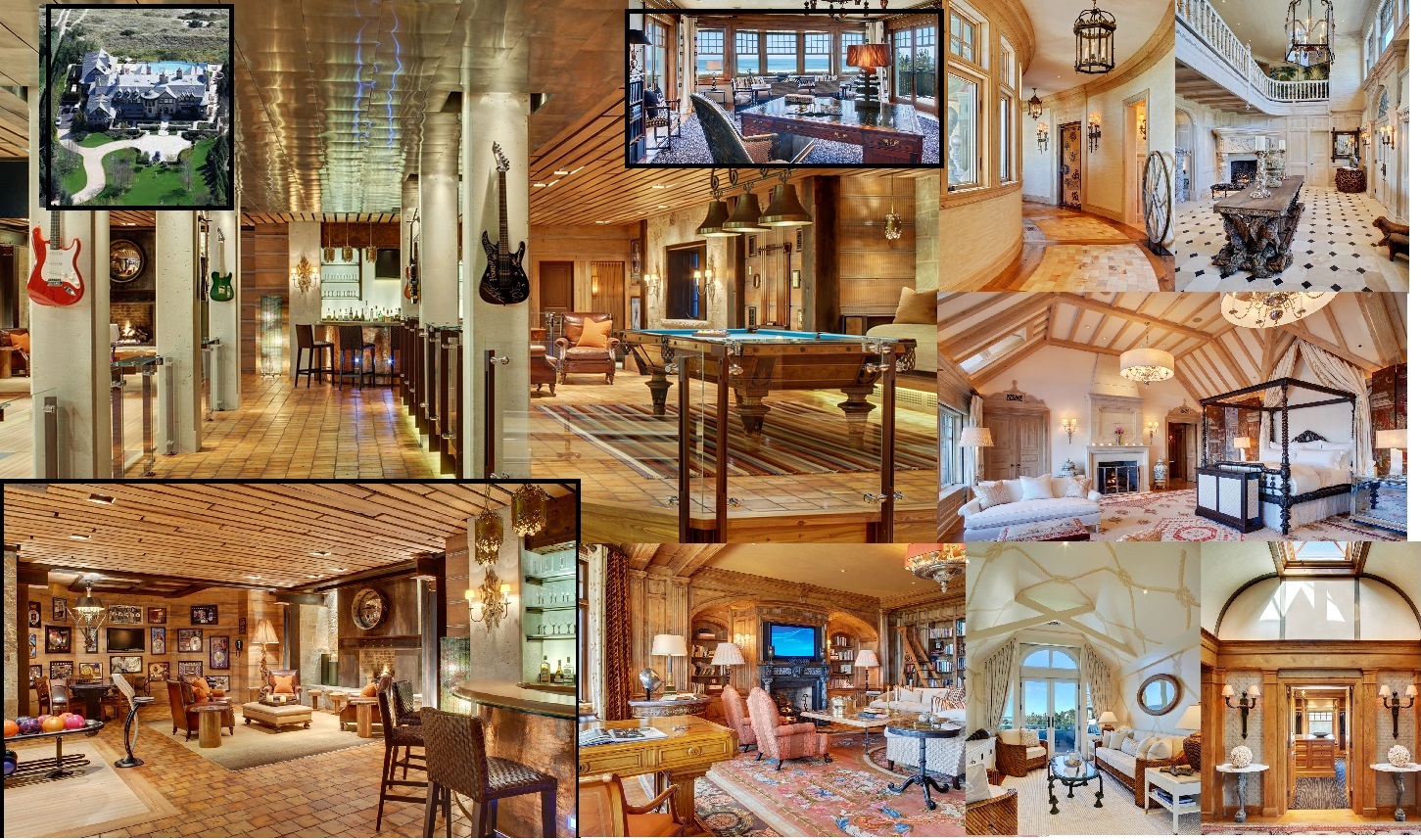 Inside Howard's Southampton, NY, mansion. Just a few of the amenities