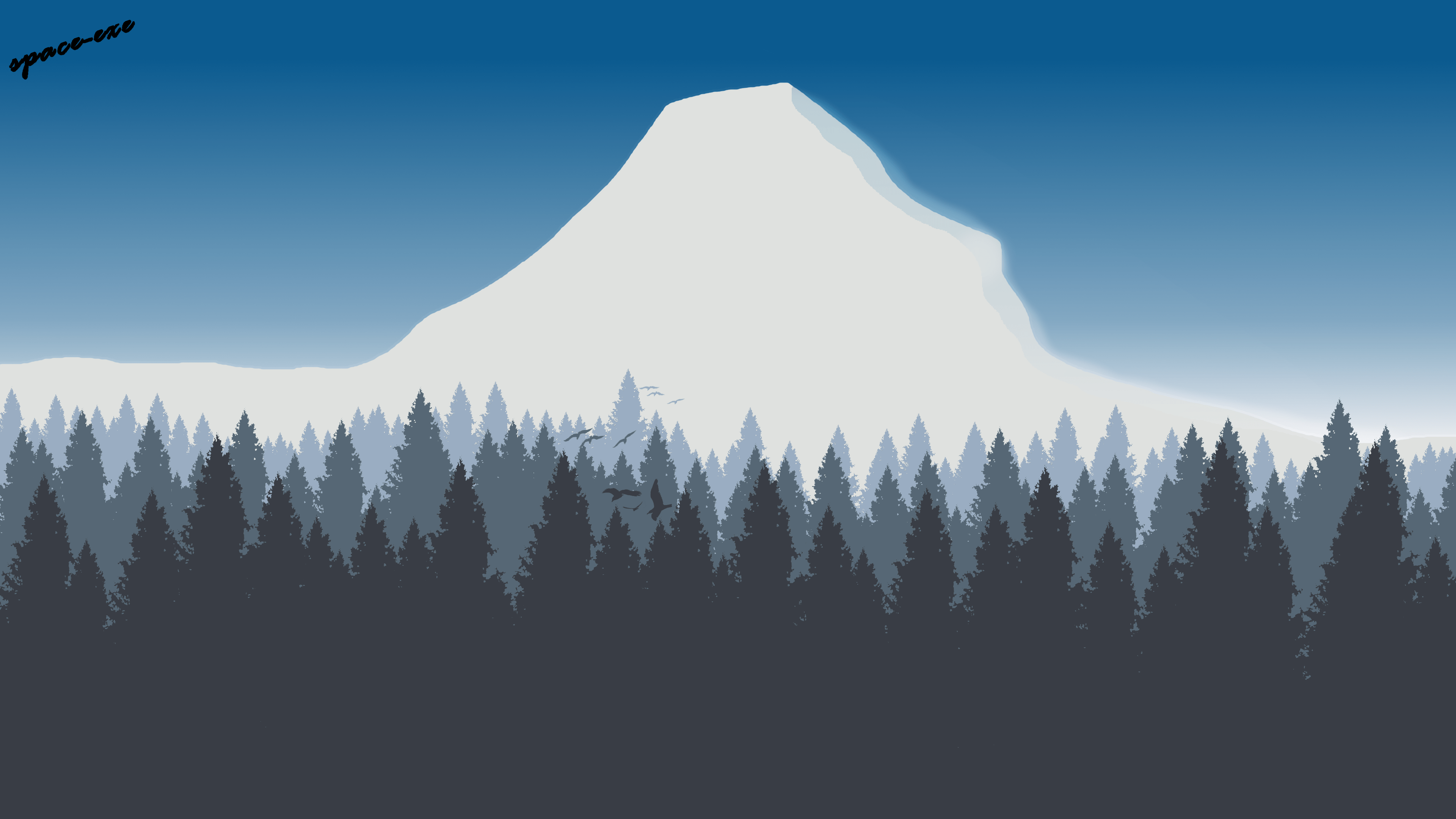 [3840x2160] Cold Oak Feel free to do anything with it ;) r/WQHD