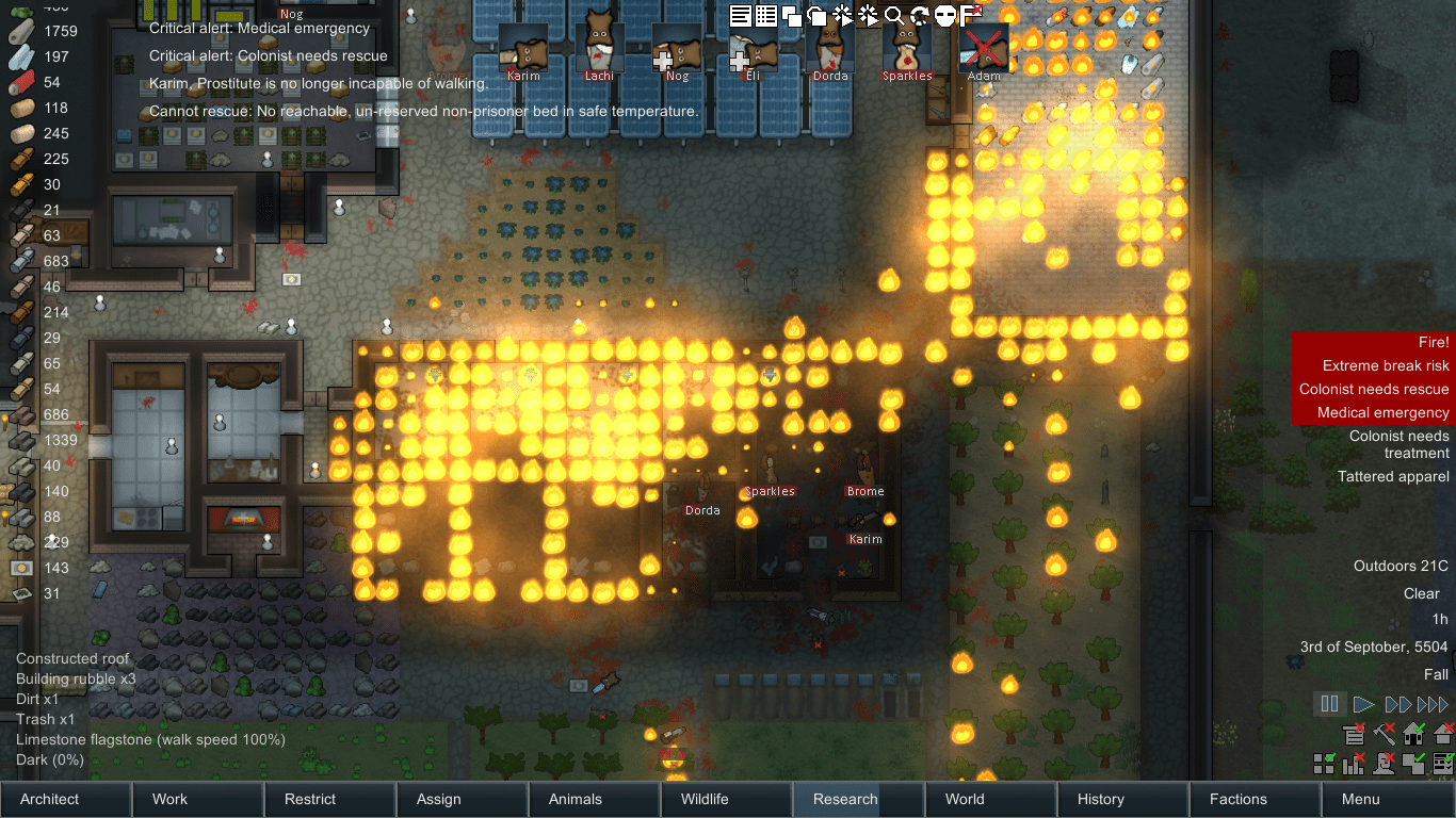 ''wooden walls? sure, they look nice" r/RimWorld