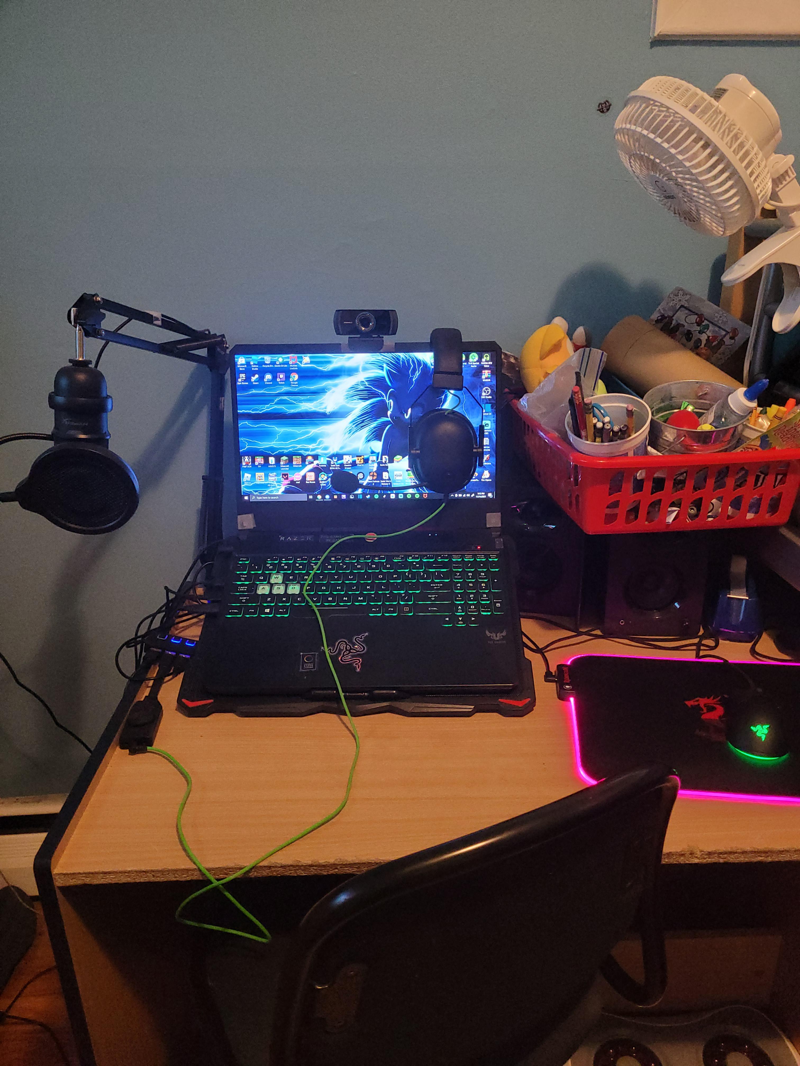 Budget laptop setup r/gamingsetups