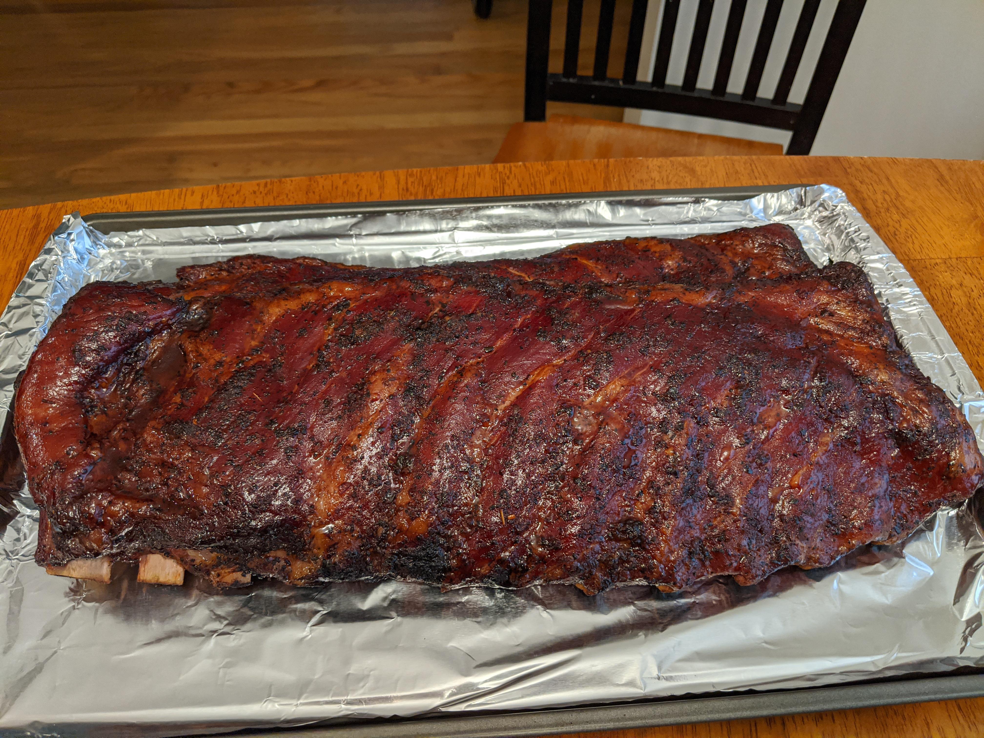 First time for both ribs AND for a pellet grill! r/pelletgrills