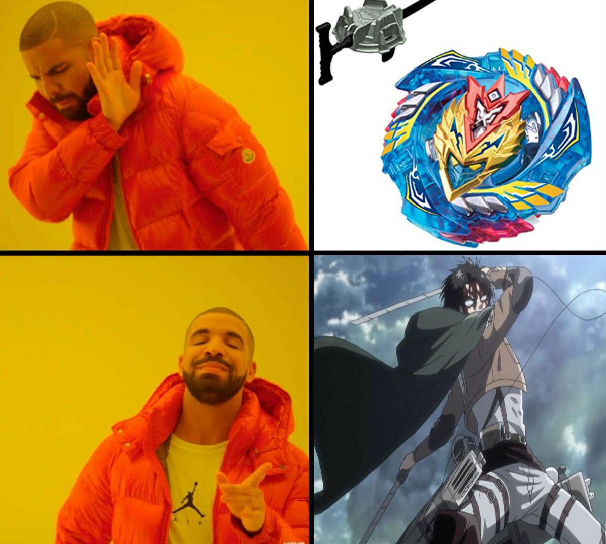 Levi is a human Beyblade r/attackontitan