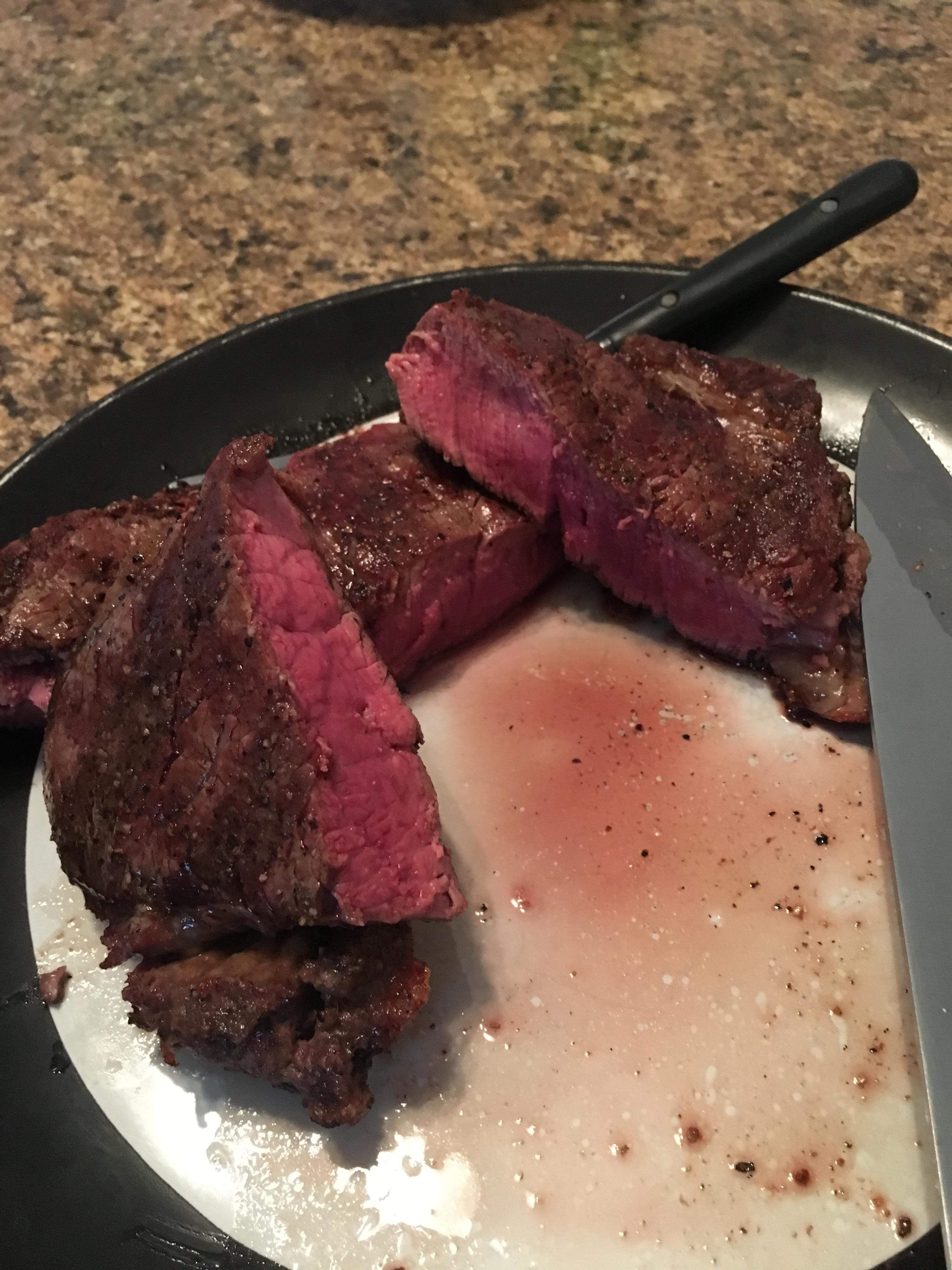 Couple Angus Filets on the grill r/steak