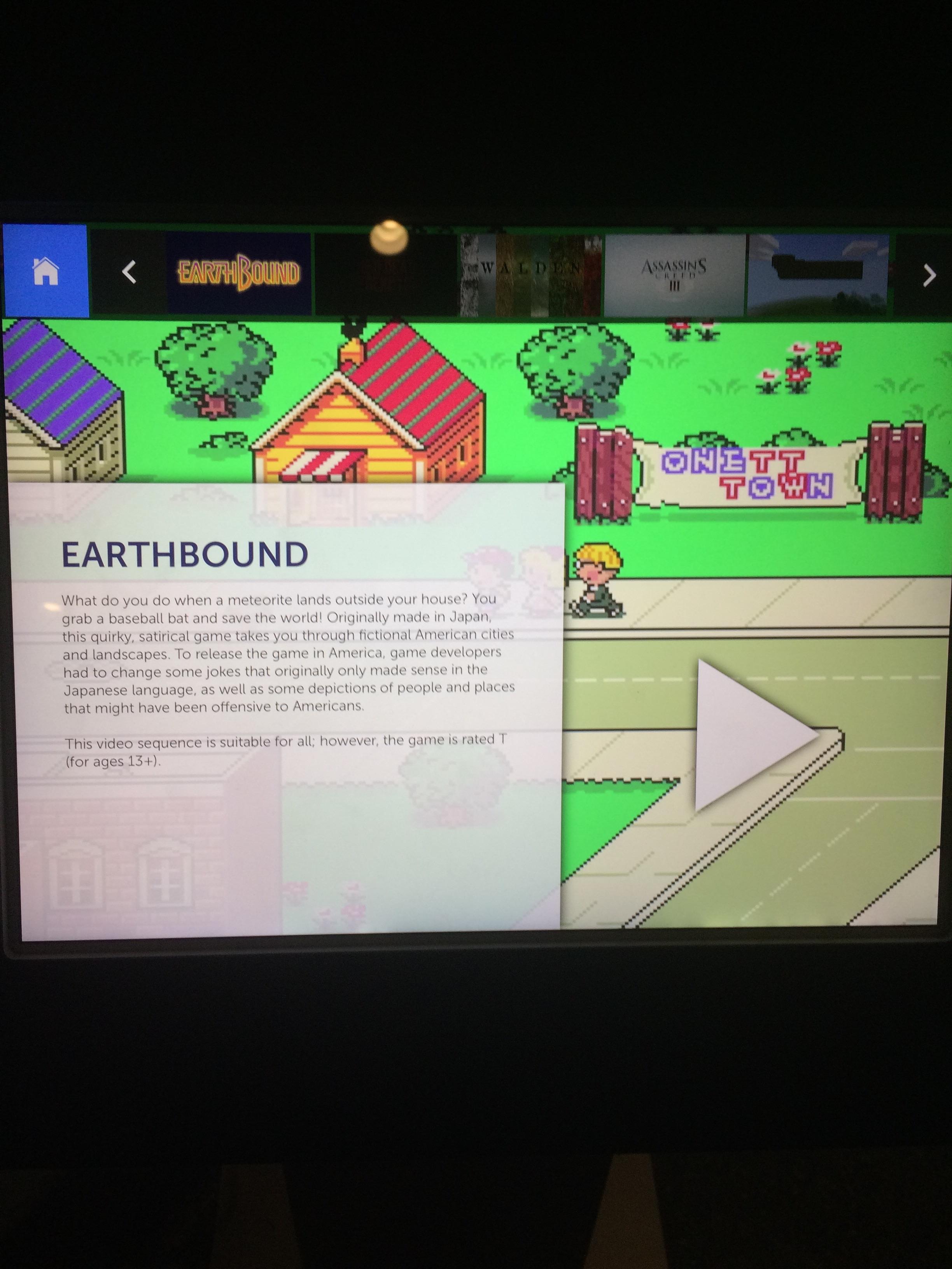 The Smithsonian American History Museum in Washington D.C. has a video