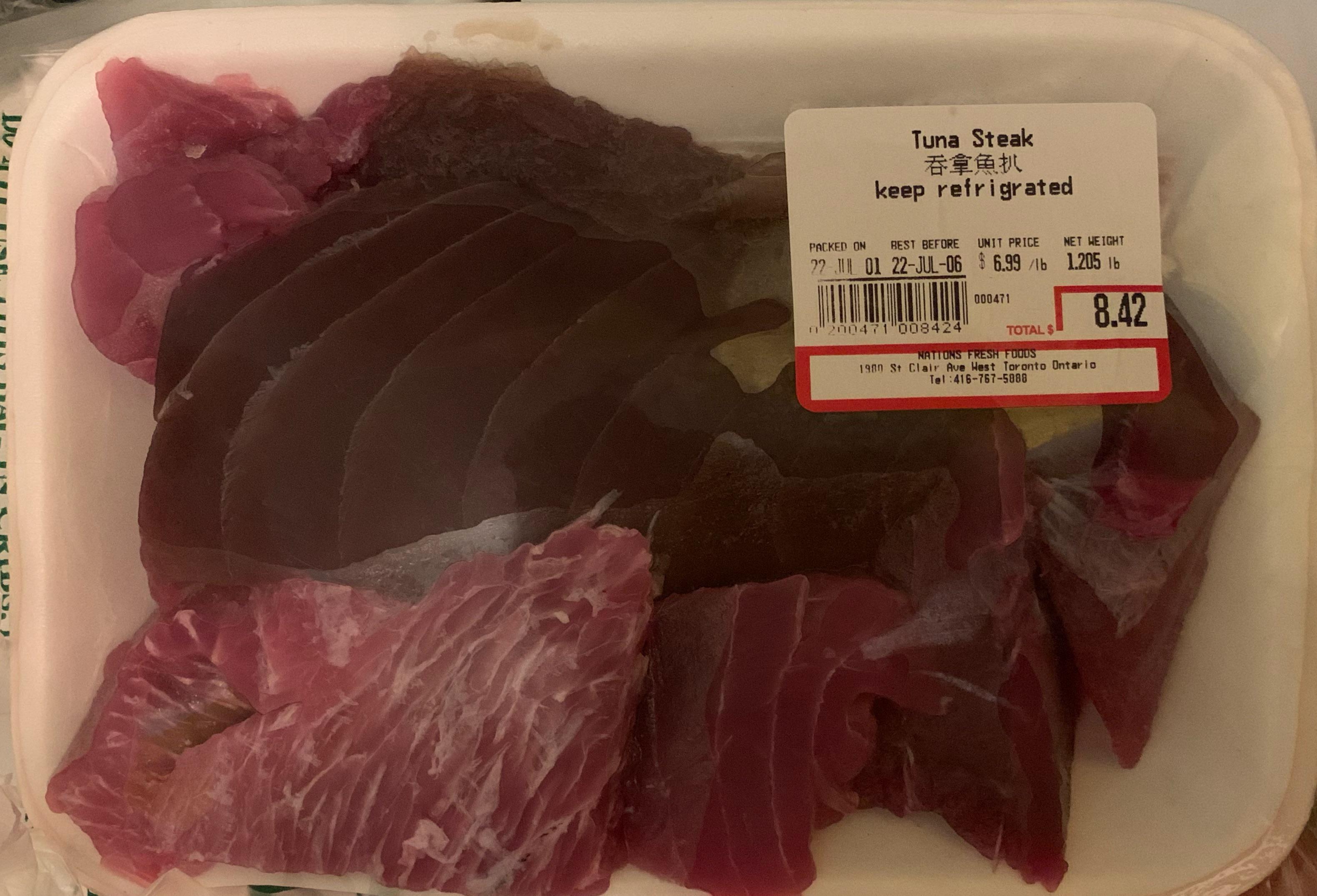 Grocery store Tuna? r/sushi