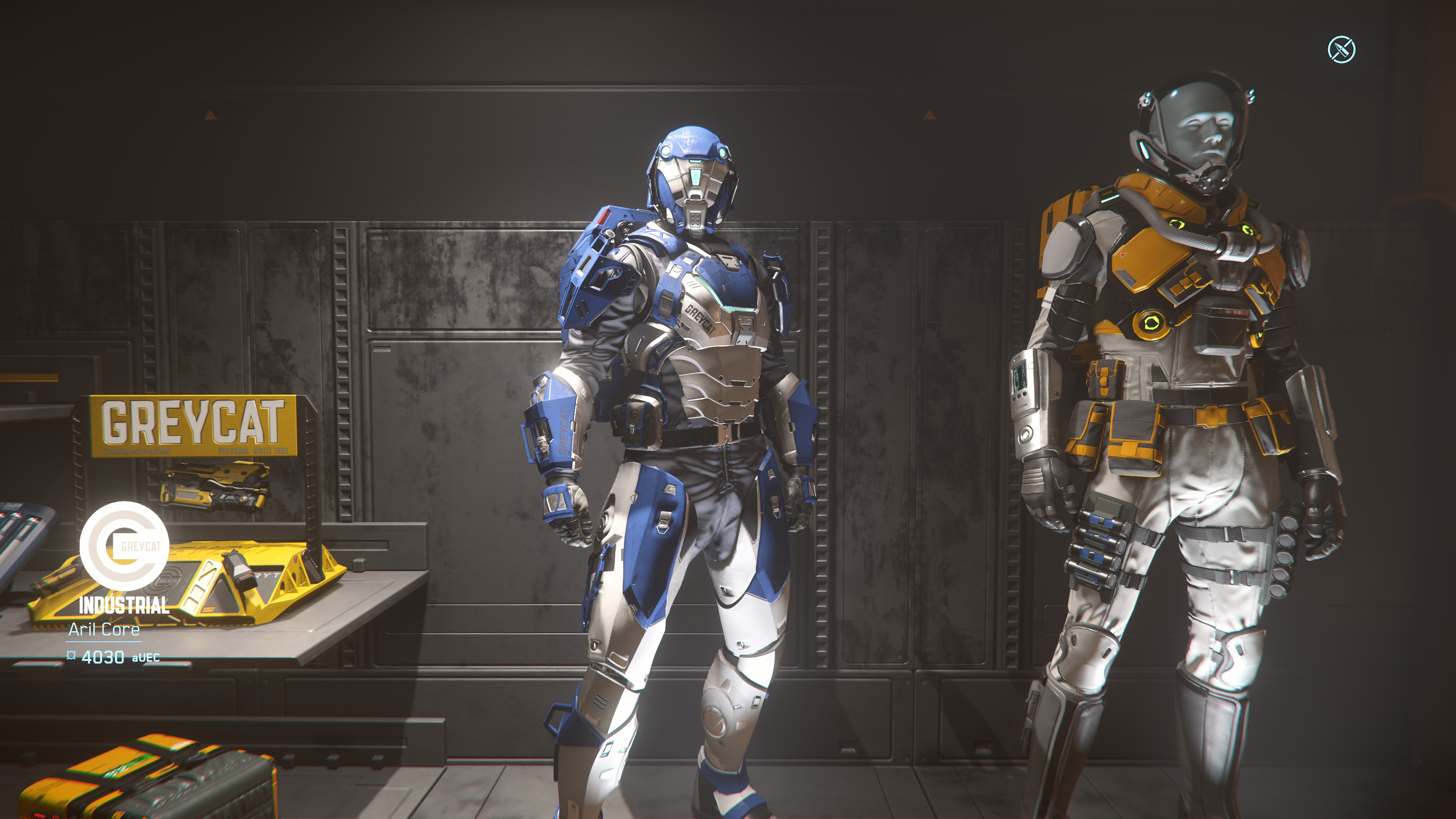 PTU Greycat Armor available for purchase in game at Covalex r/starcitizen