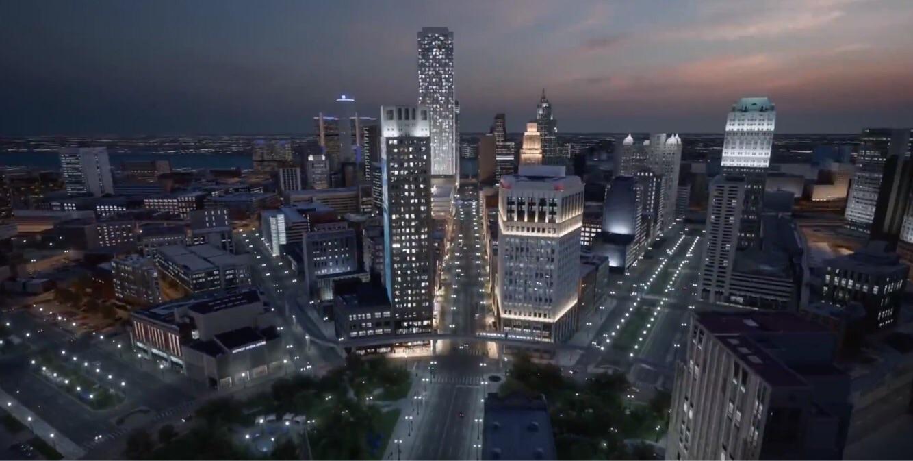 City Shot of the New Hudson Building r/Detroit