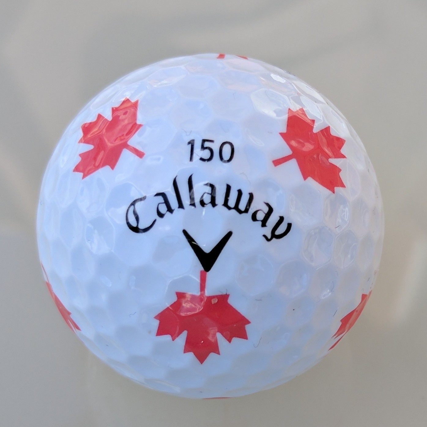 Gaming these now to celebrate Canada's 150th. Special edition Callaway Truvis r/golf