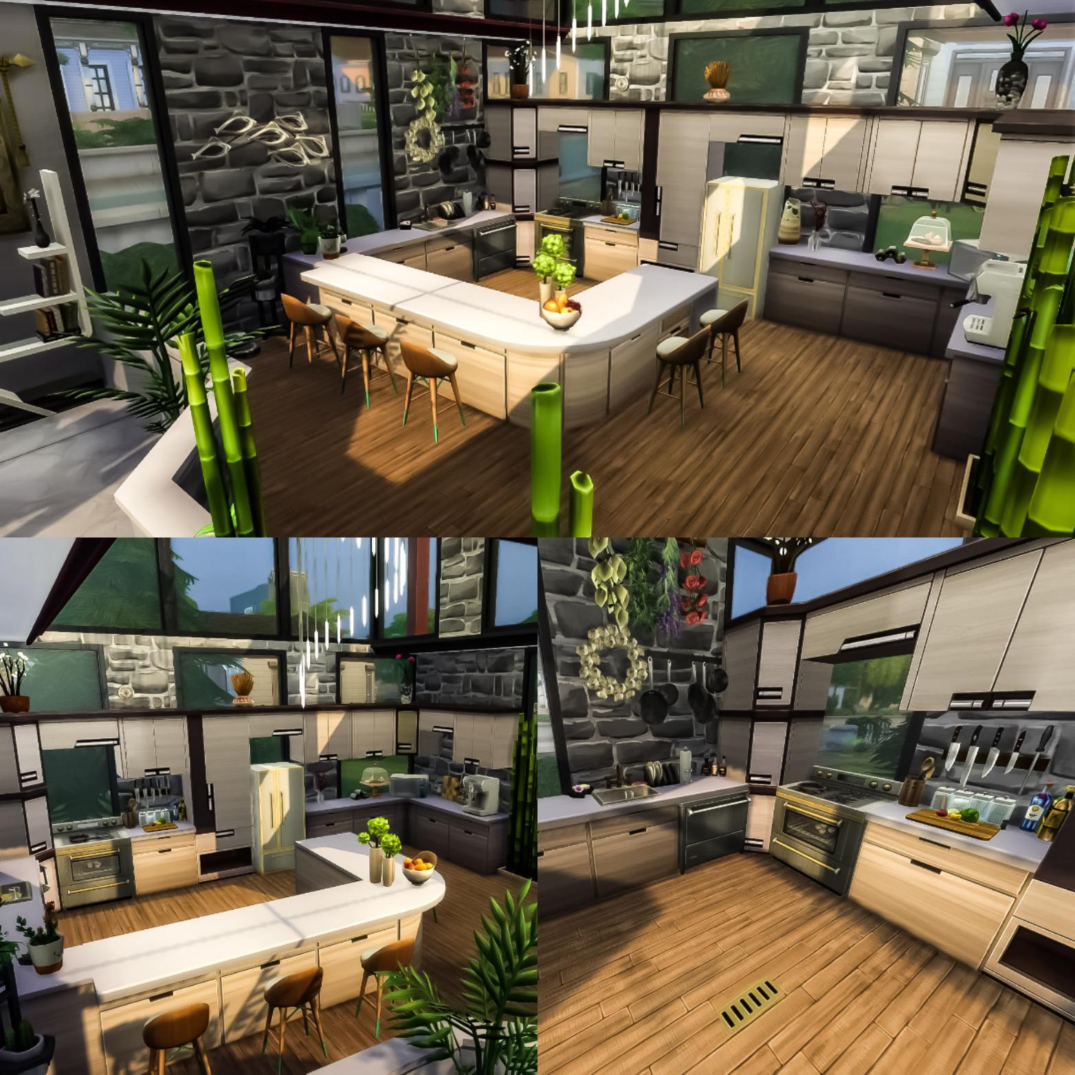 I did a kitchen Sims4