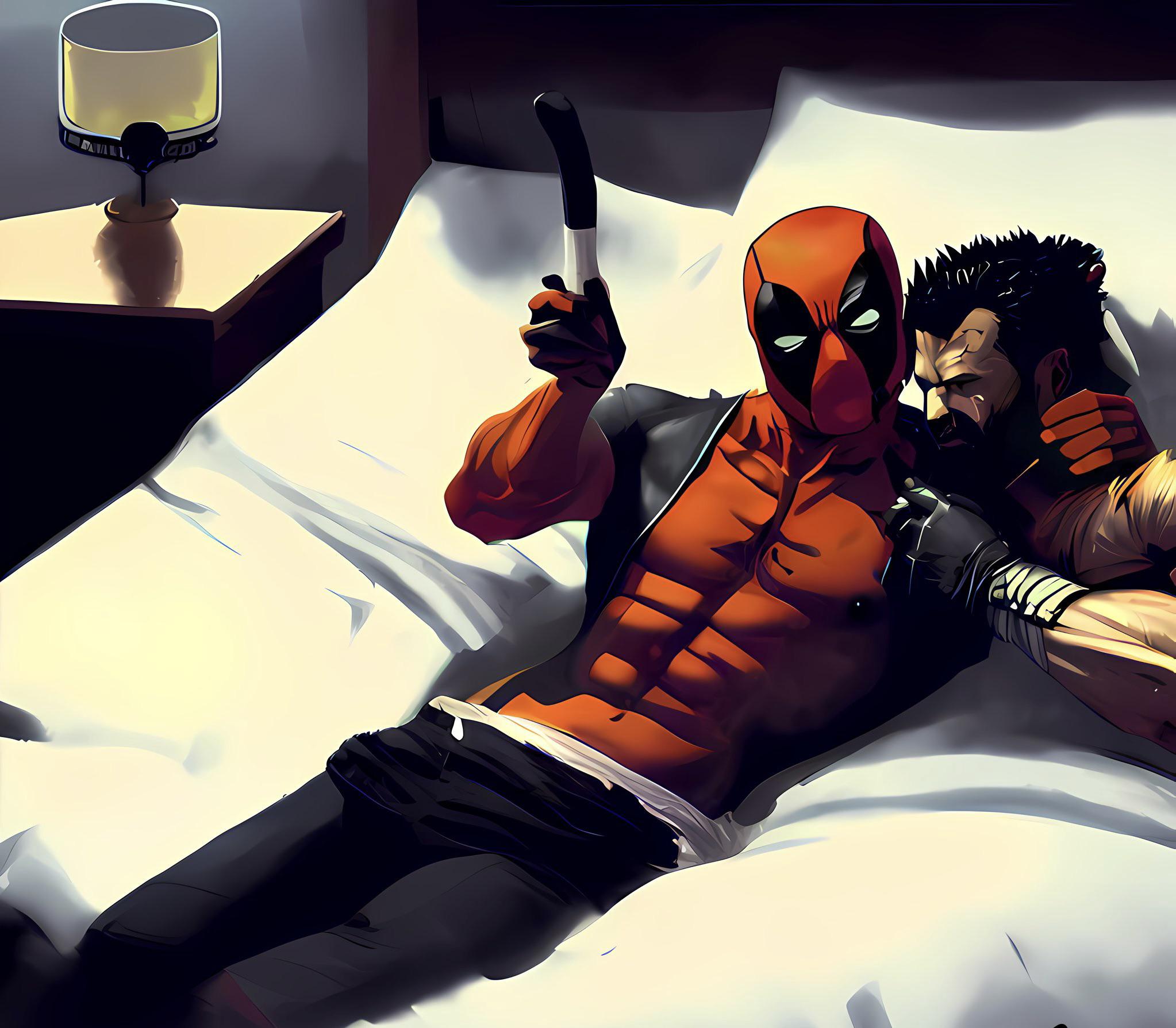 Wolverine in Deadpool… or is it Deadpool in Wolverine? : StableDiffusion