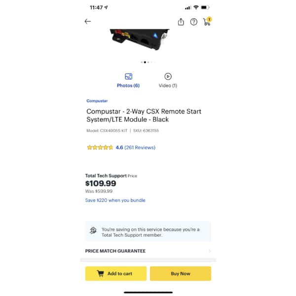 [Best Buy] Deal of day Compustar 2Way CSX Remote Start System/LTE