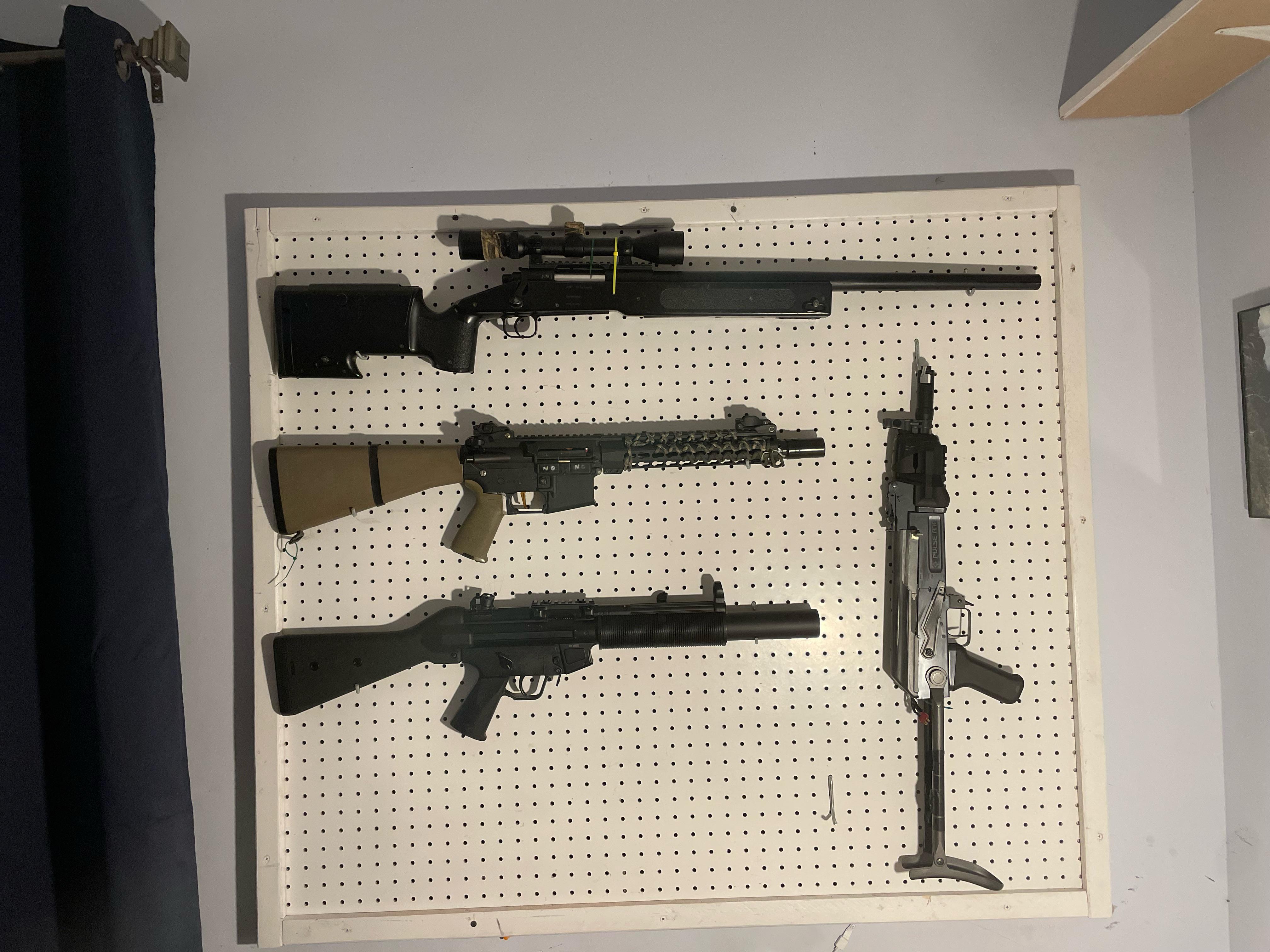 My gun wall/collection airsoft