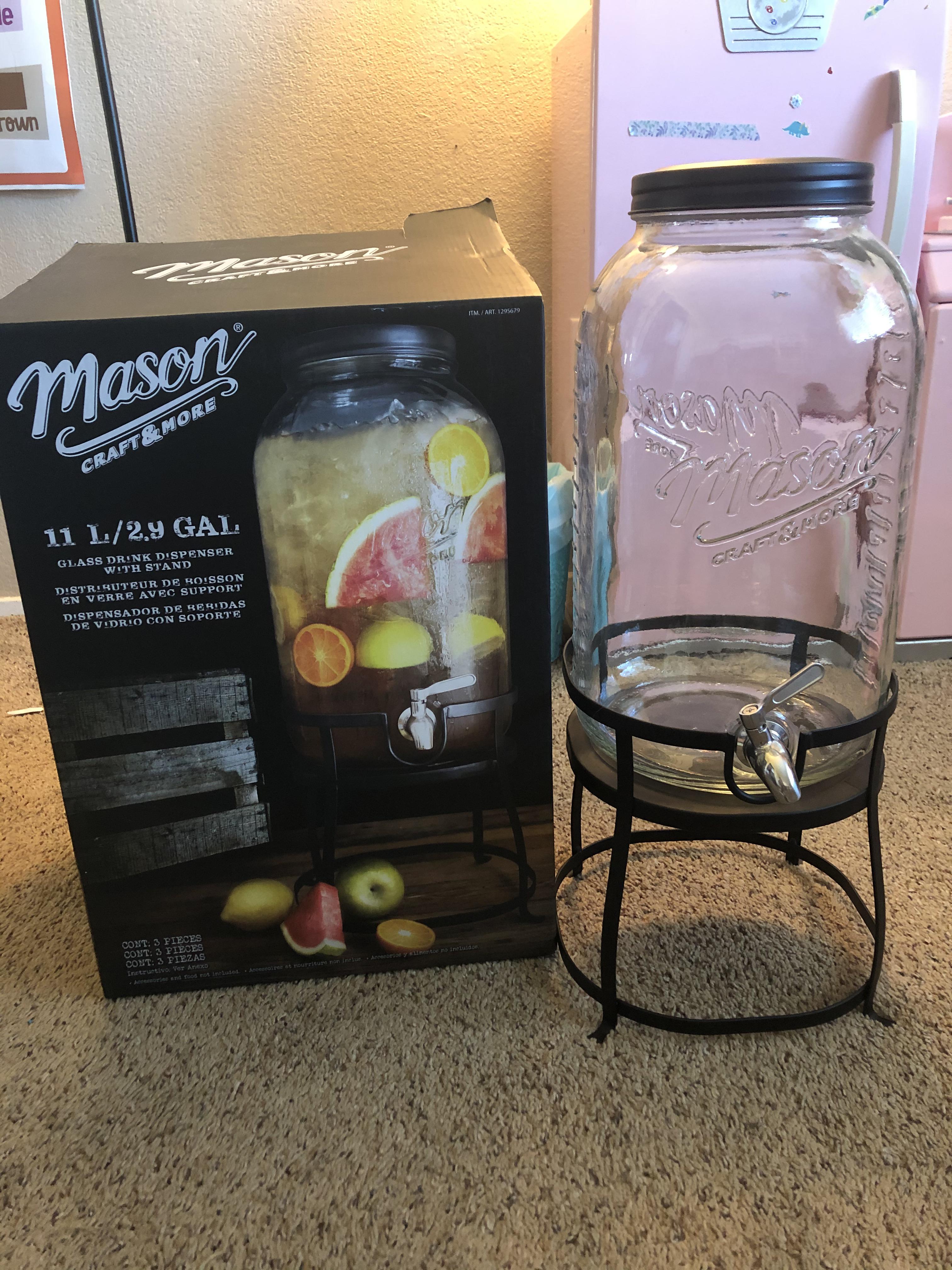 Costco Glass Beverage Dispenser