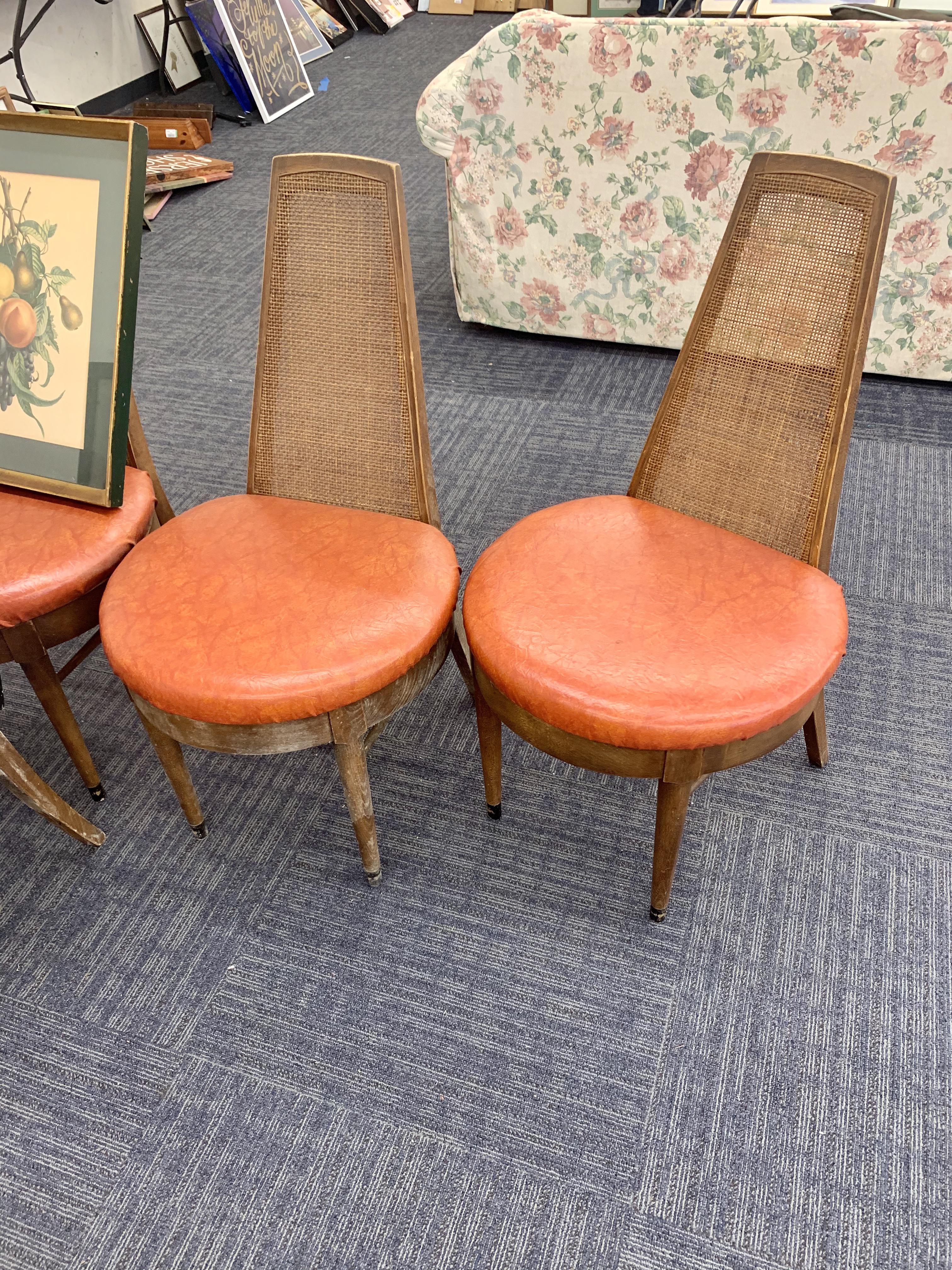 A mid century dream come true for me 4 of these chairs for 4.99 each