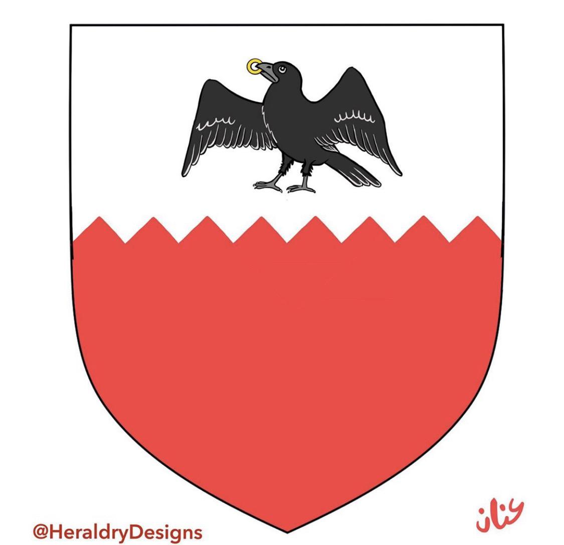 A Coat of Arms commission I did last month with a crow holding a