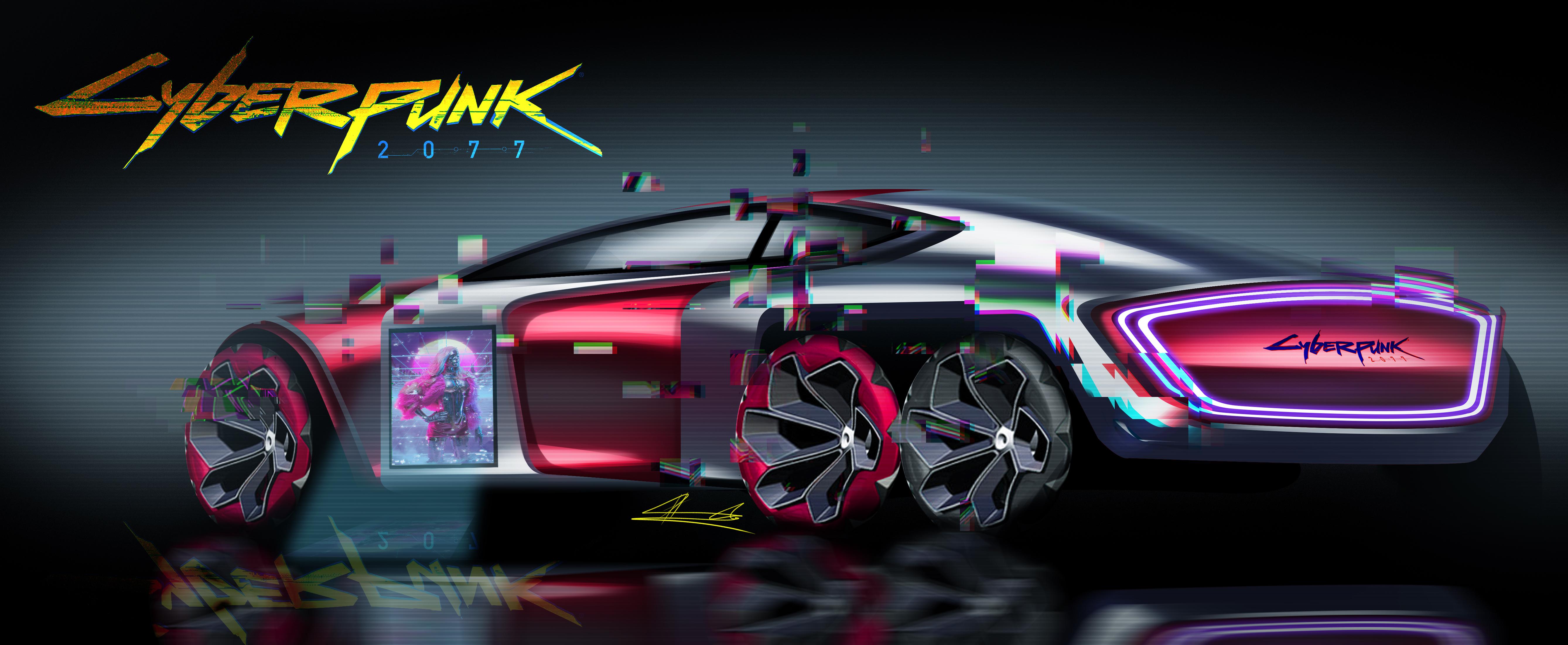 Designed a Cyberpunk inspired vehicle r/cyberpunkgame