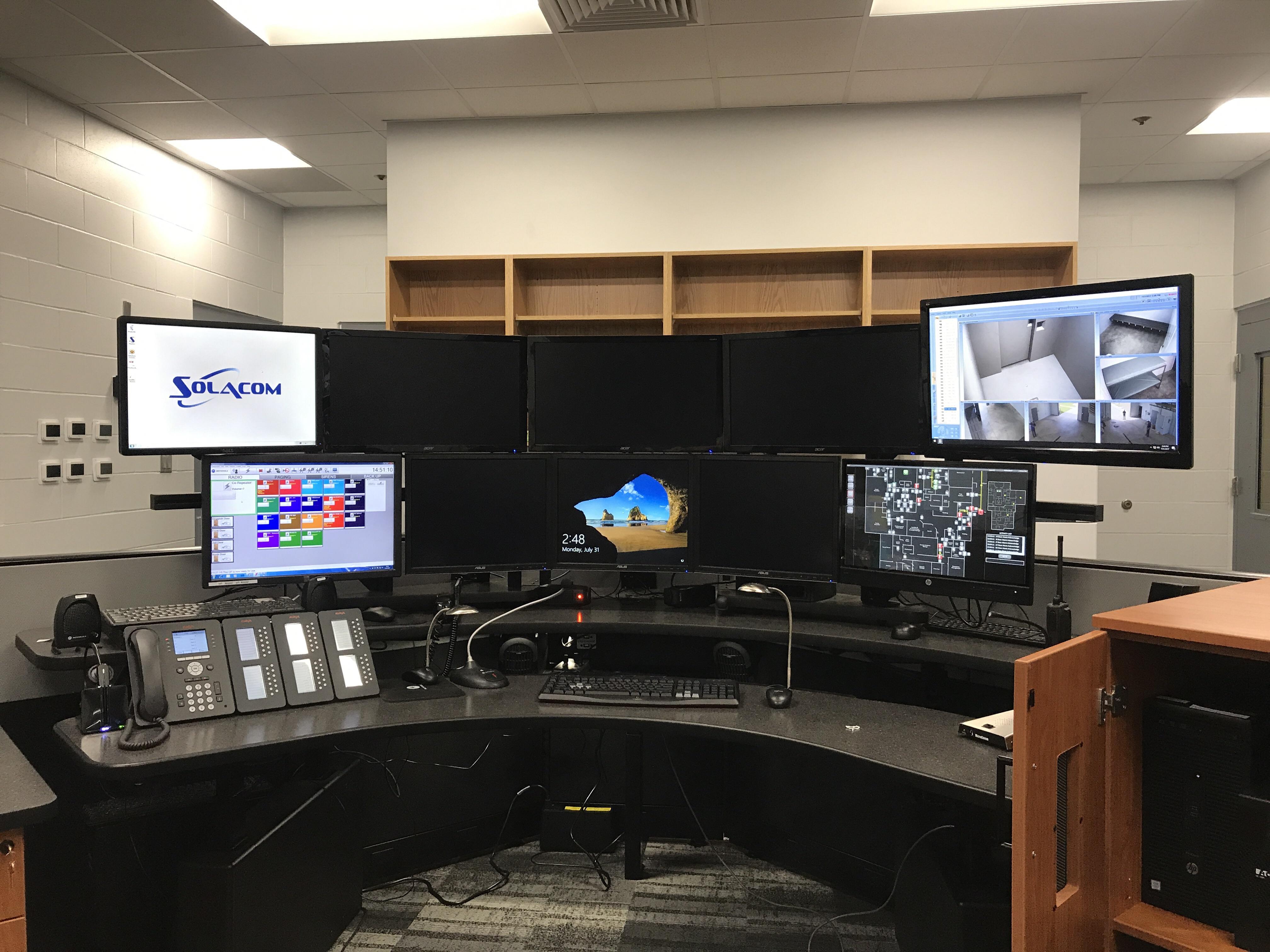 I'm a networking engineer here's a 911 operator setup I work with r