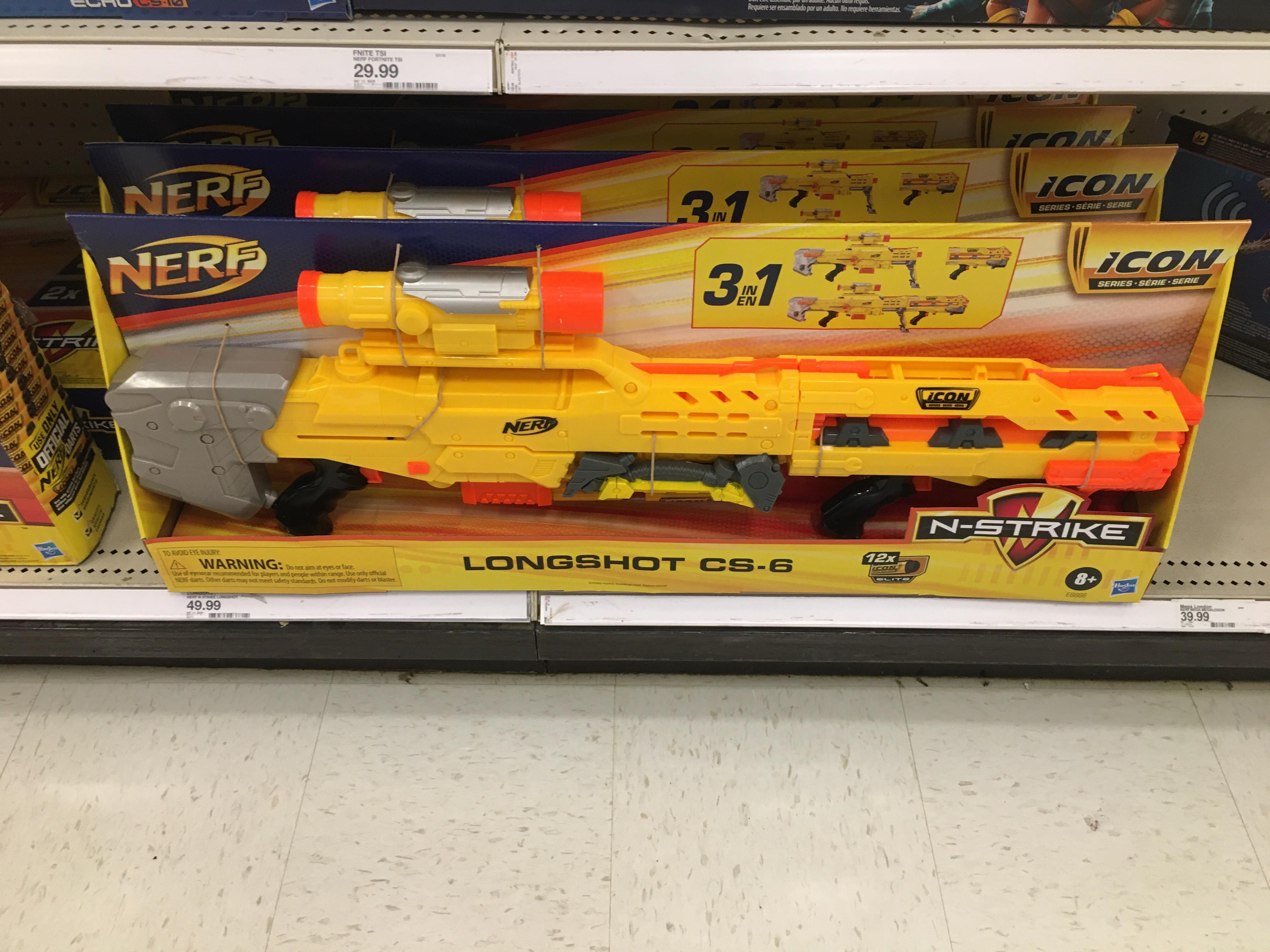 Icon Series Longshot CS6 Spotted in Target in West Palm Beach FL Nerf
